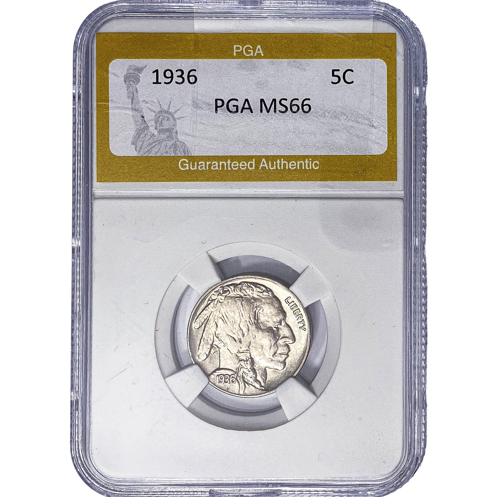1936 Buffalo Nickel PGA MS66 (1 of 2)