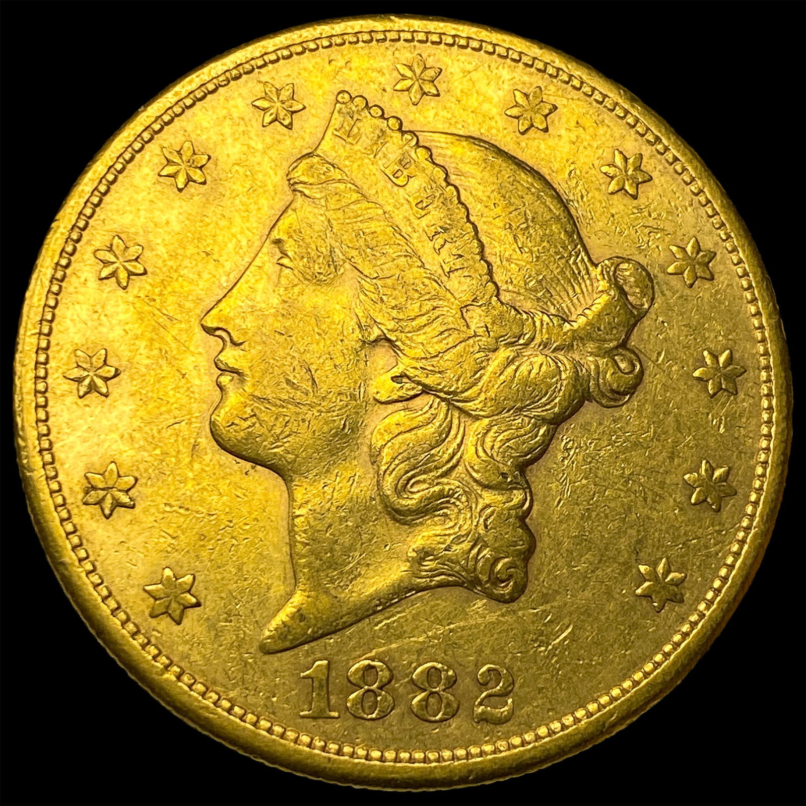 1882 Liberty Head $20 Double Eagle CLOSELY UNCIRCULATED (1 of 2)