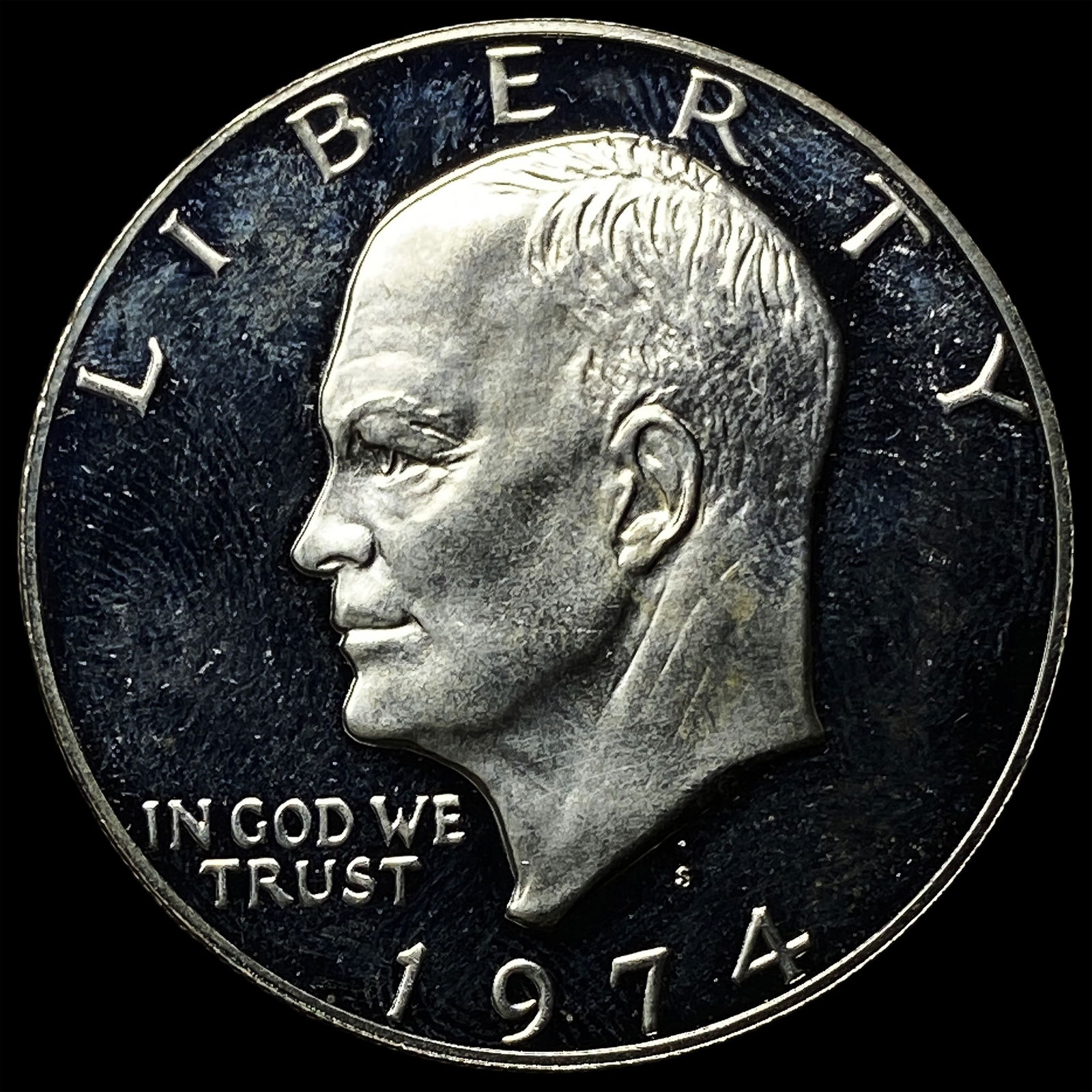 1974-S Eisenhower Silver Dollar CHOICE PROOF (1 of 2)