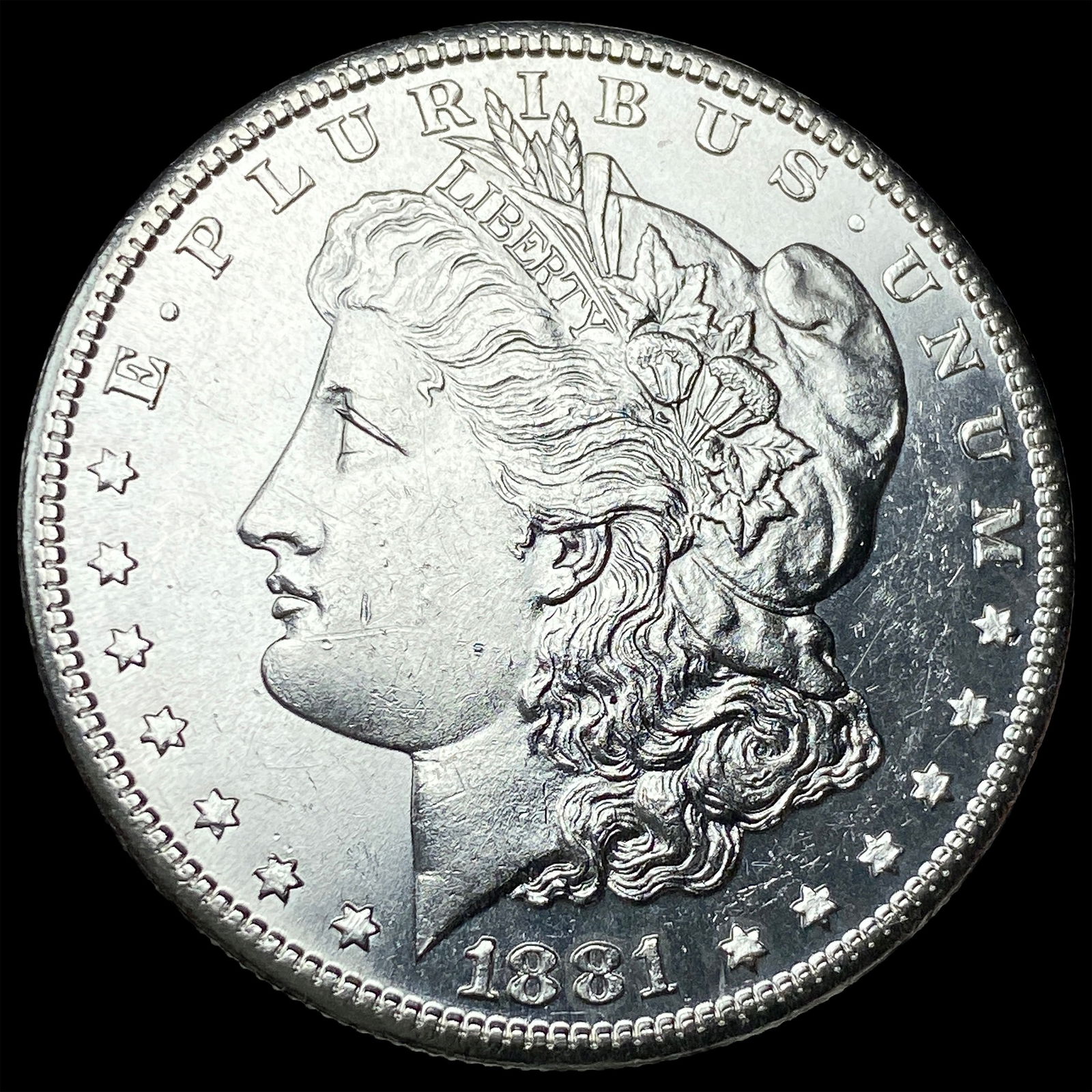 1881-S Silver Morgan Dollar CHOICE BU (1 of 2)