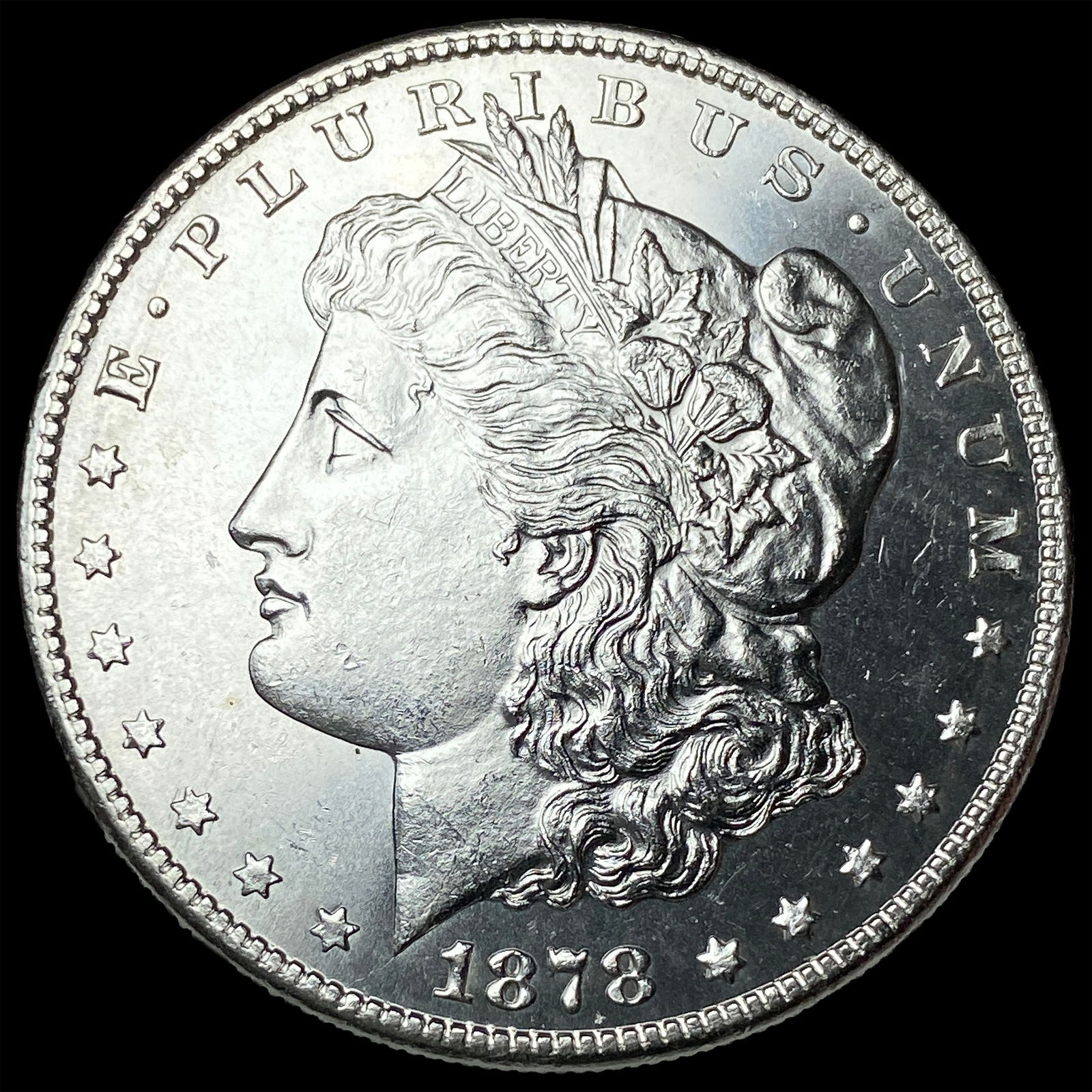 1878-S Silver Morgan Dollar CHOICE BU (1 of 2)