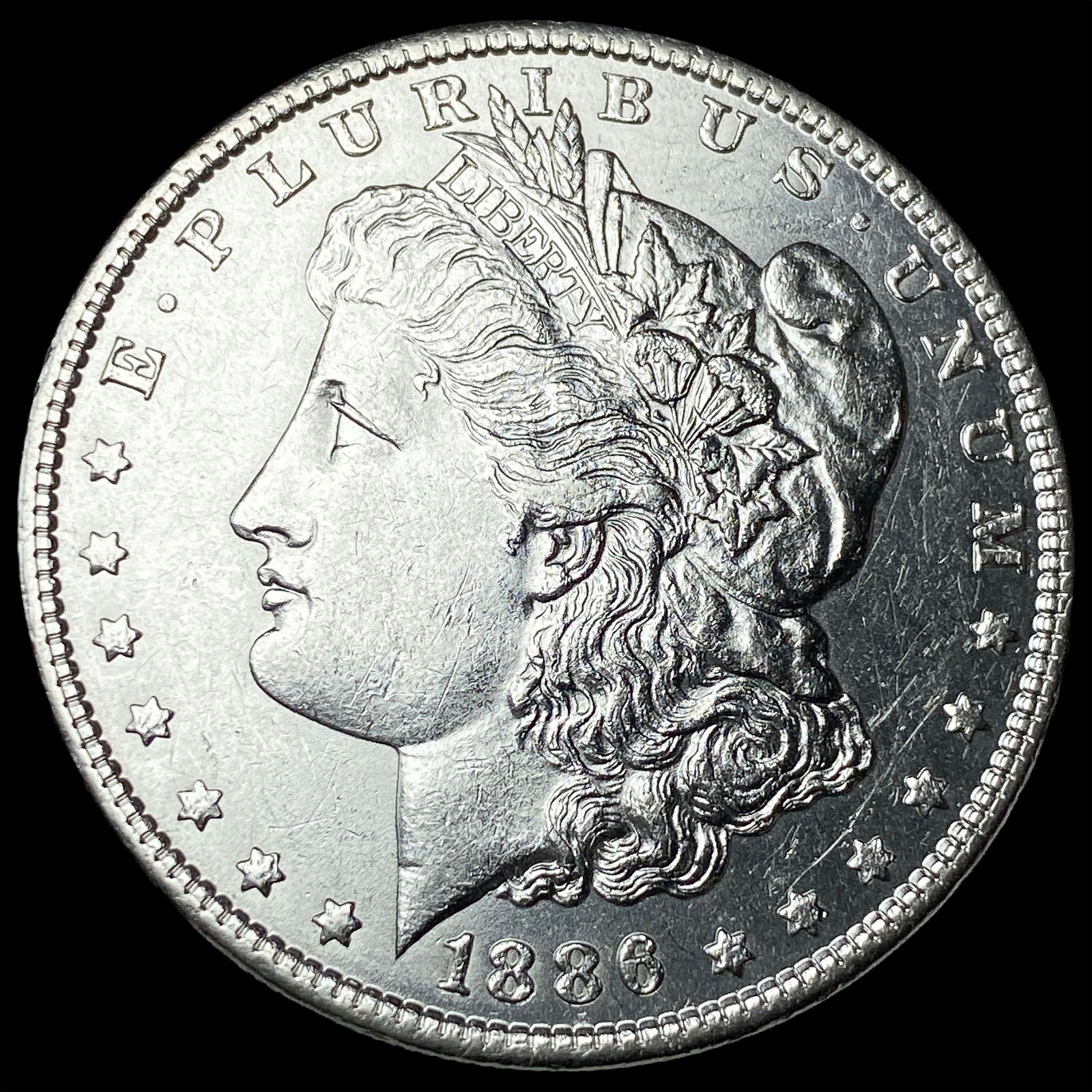 1886 Silver Morgan Dollar UNCIRCULATED: 1886 Silver Morgan Dollar UNCIRCULATED