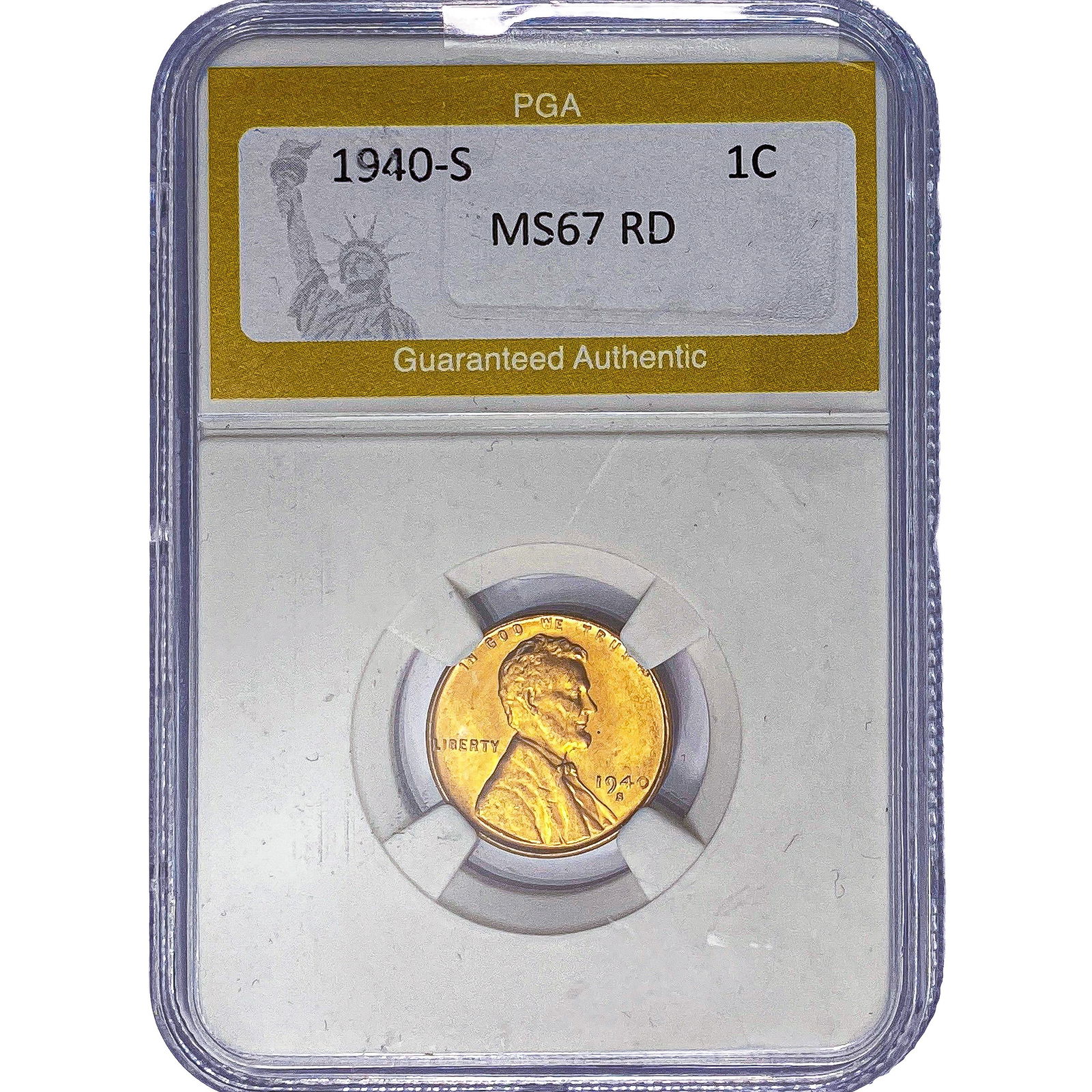 1940-S Wheat Cent PGA MS67 RD (1 of 2)