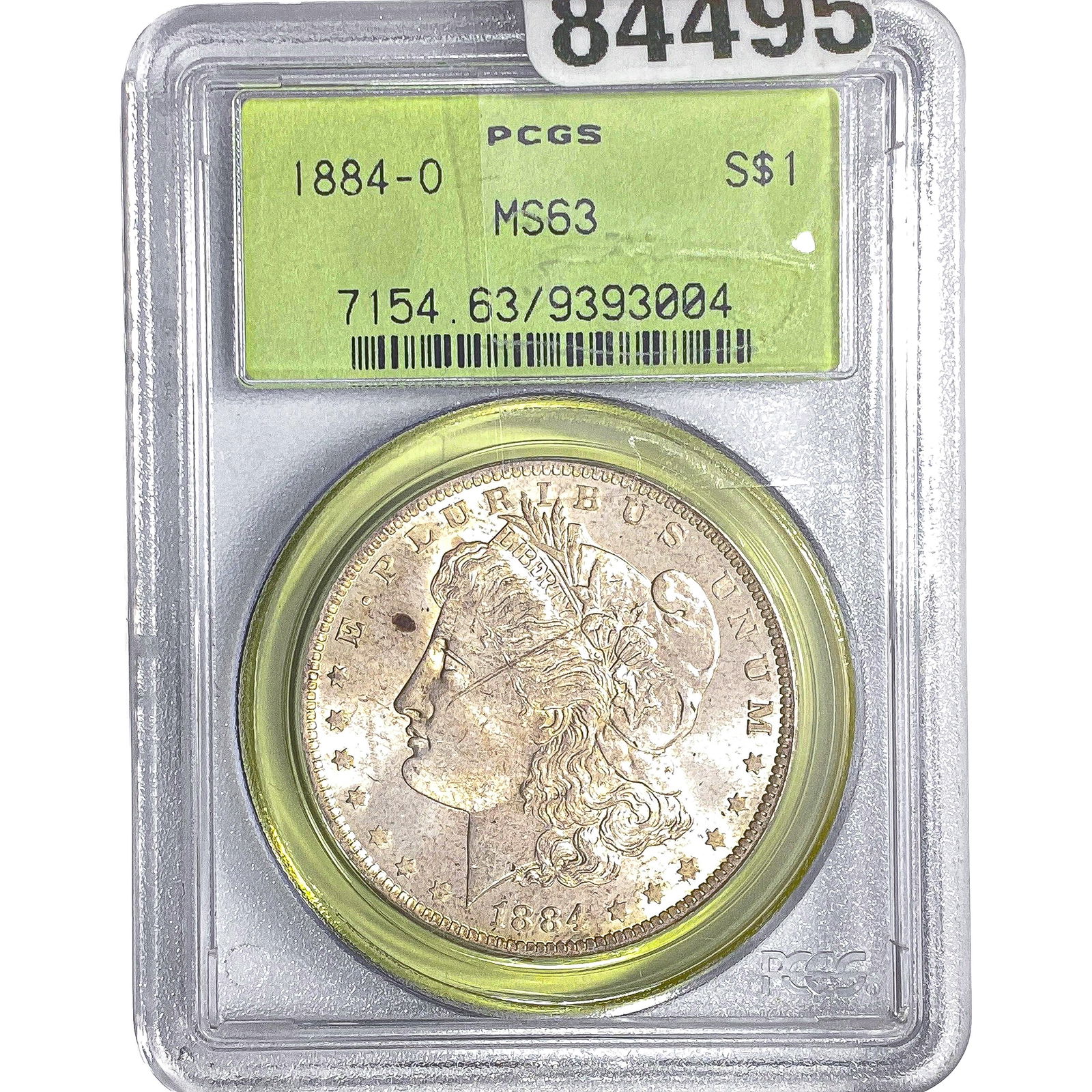 1884-O Morgan Silver Dollar PCGS MS63 (1 of 2)