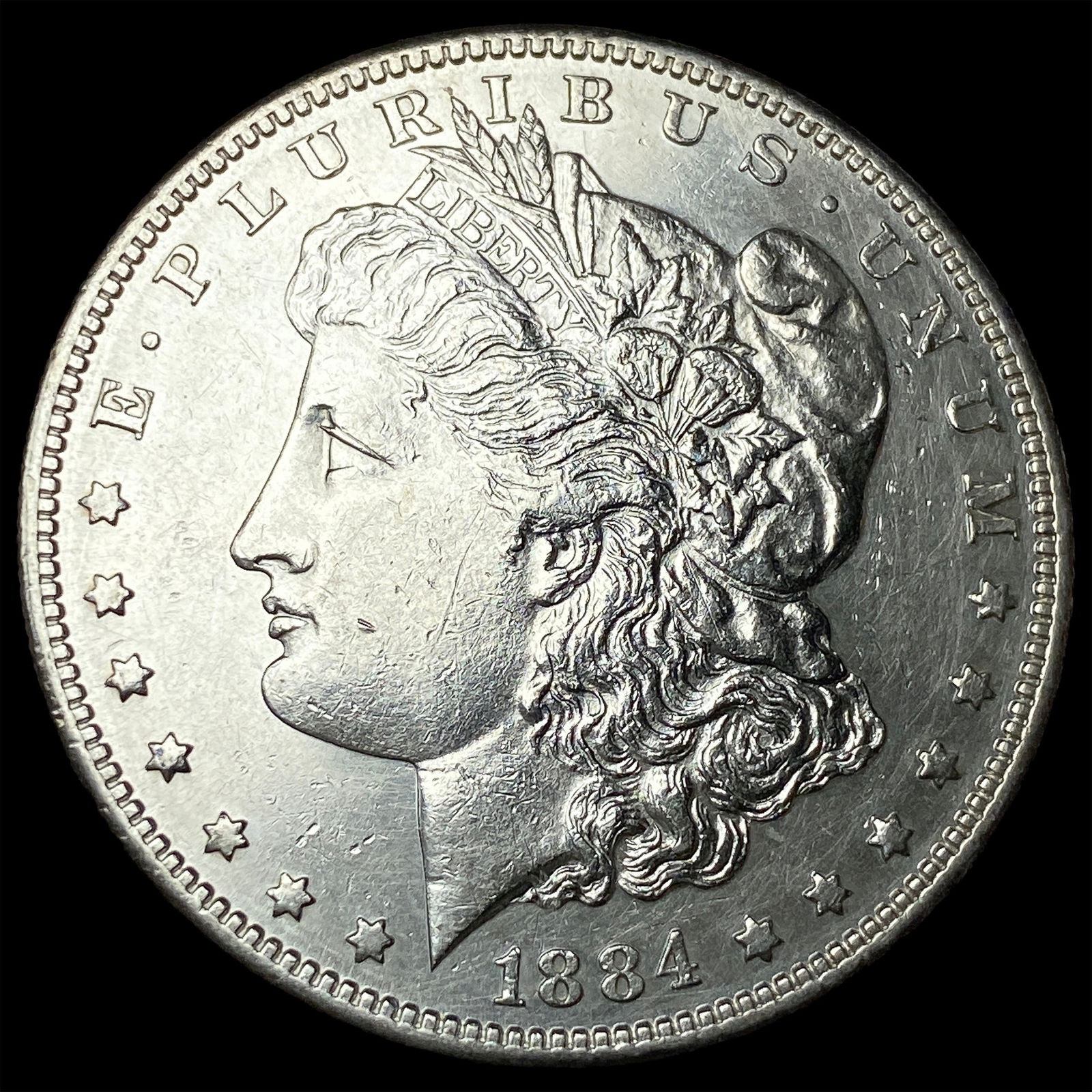 1884-S Silver Morgan Dollar CLOSELY UNCIRCULATED (1 of 2)