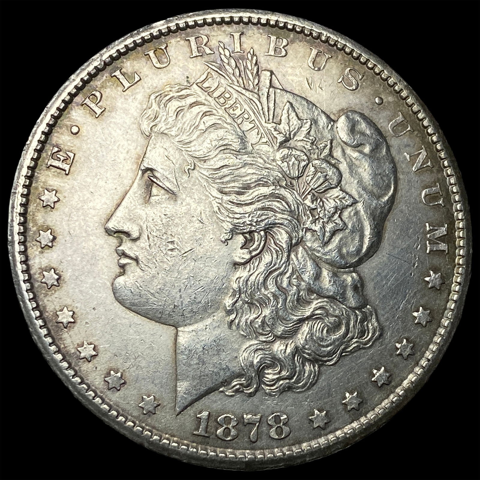 1878-CC Silver Morgan Dollar CLOSELY UNCIRCULATED: 1878-CC Silver Morgan Dollar CLOSELY UNCIRCULATED