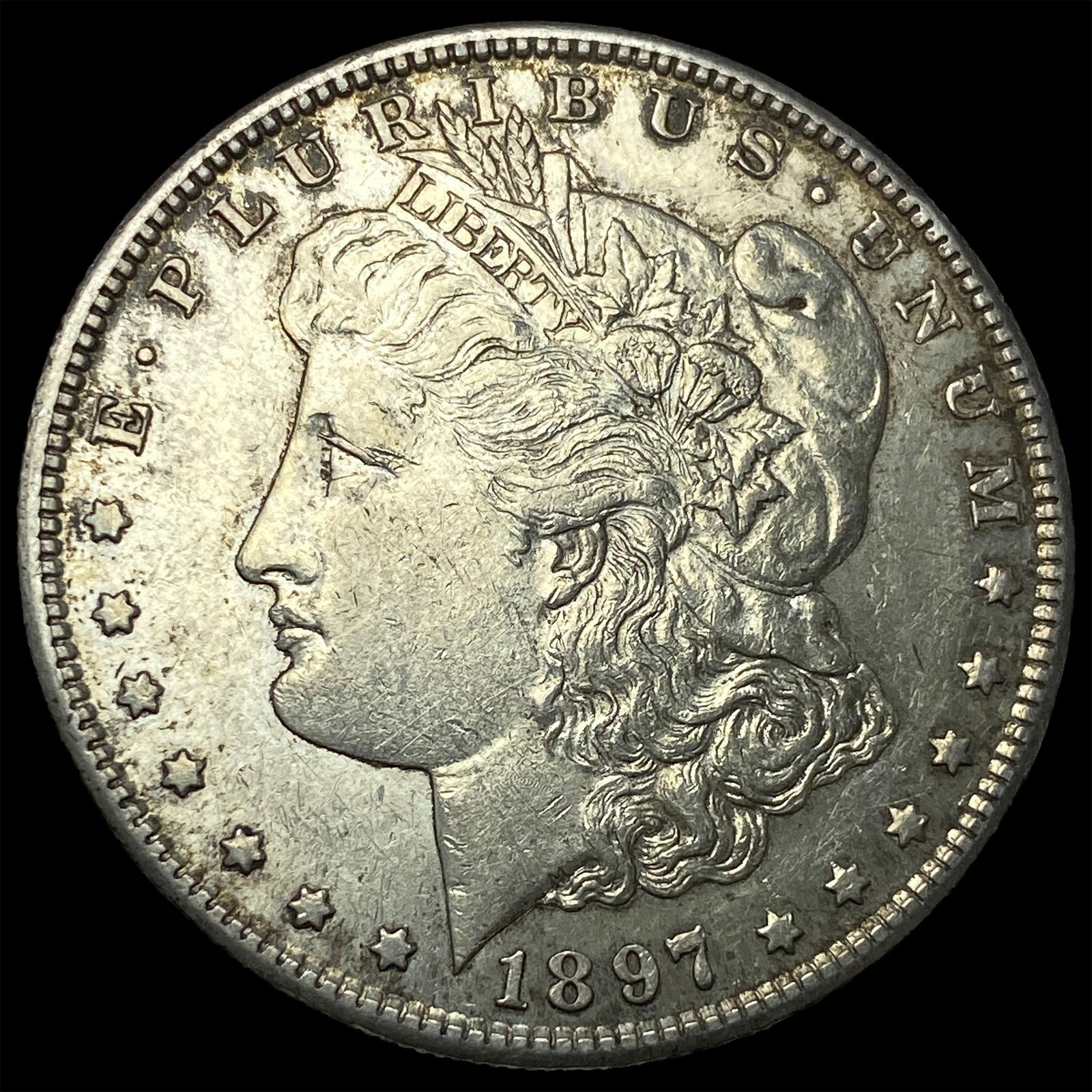 1897-S Silver Morgan Dollar CLOSELY UNCIRCULATED (1 of 2)