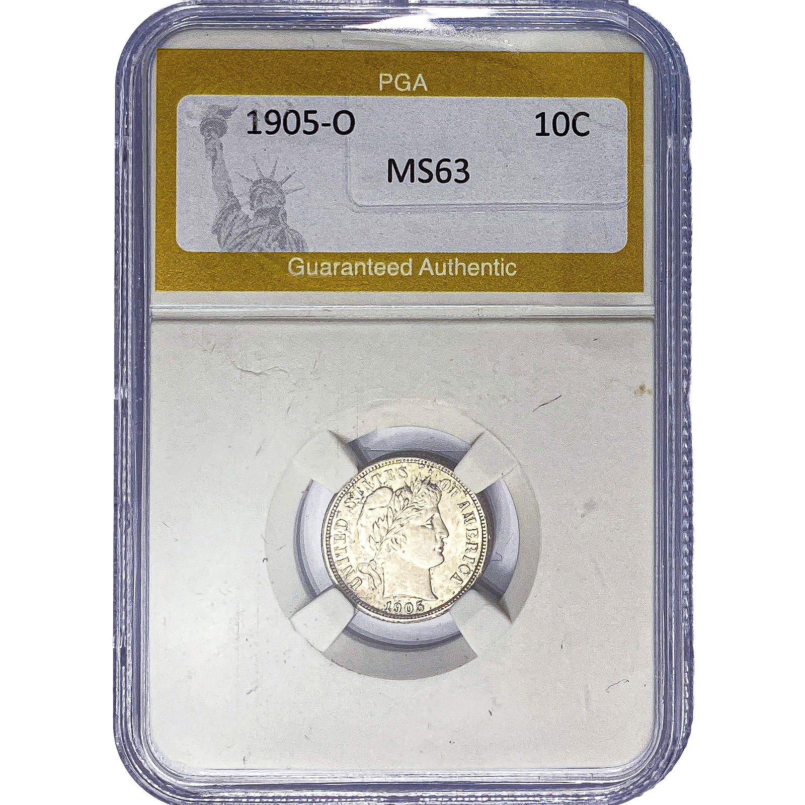 1905-O Barber Dime PGA MS63 (1 of 2)