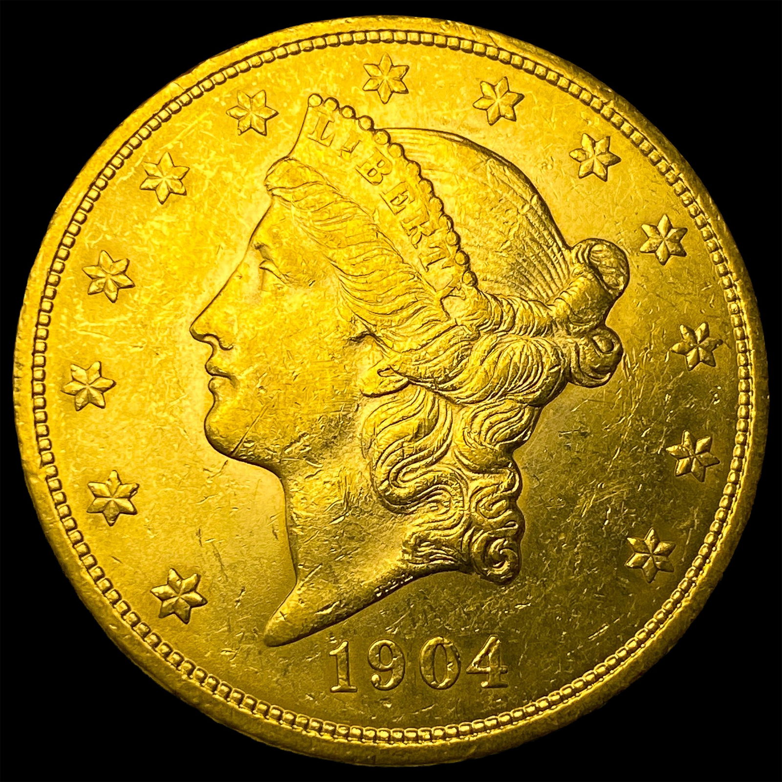 1904 Liberty Head $20 Double Eagle UNCIRCULATED (1 of 2)
