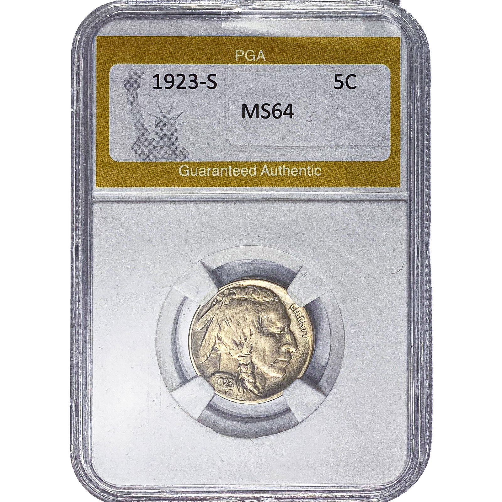 1923-S Buffalo Nickel PGA MS64 (1 of 2)