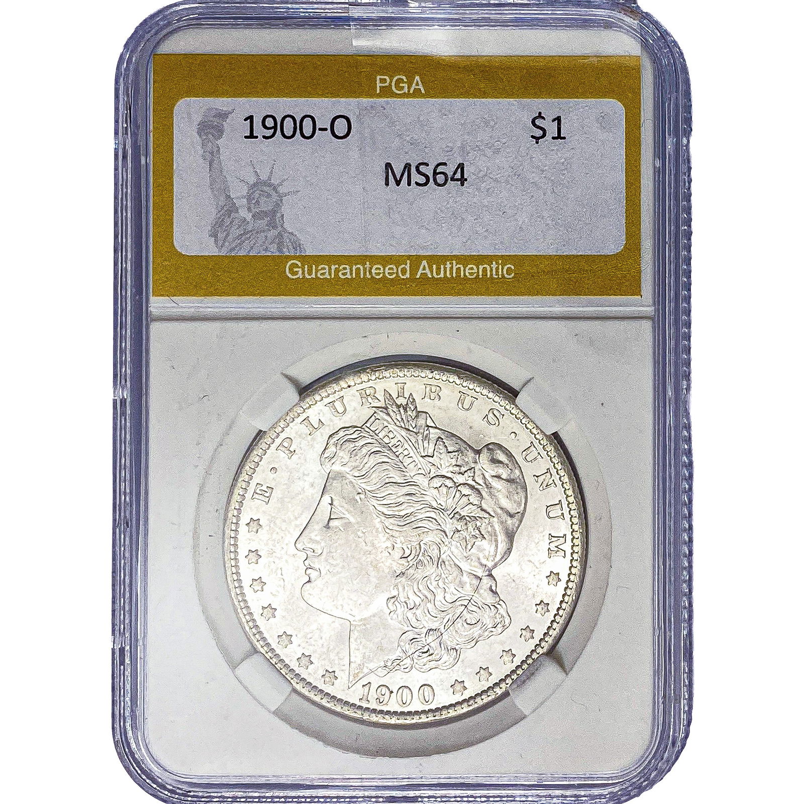 1900-O Morgan Silver Dollar PGA MS64 (1 of 2)