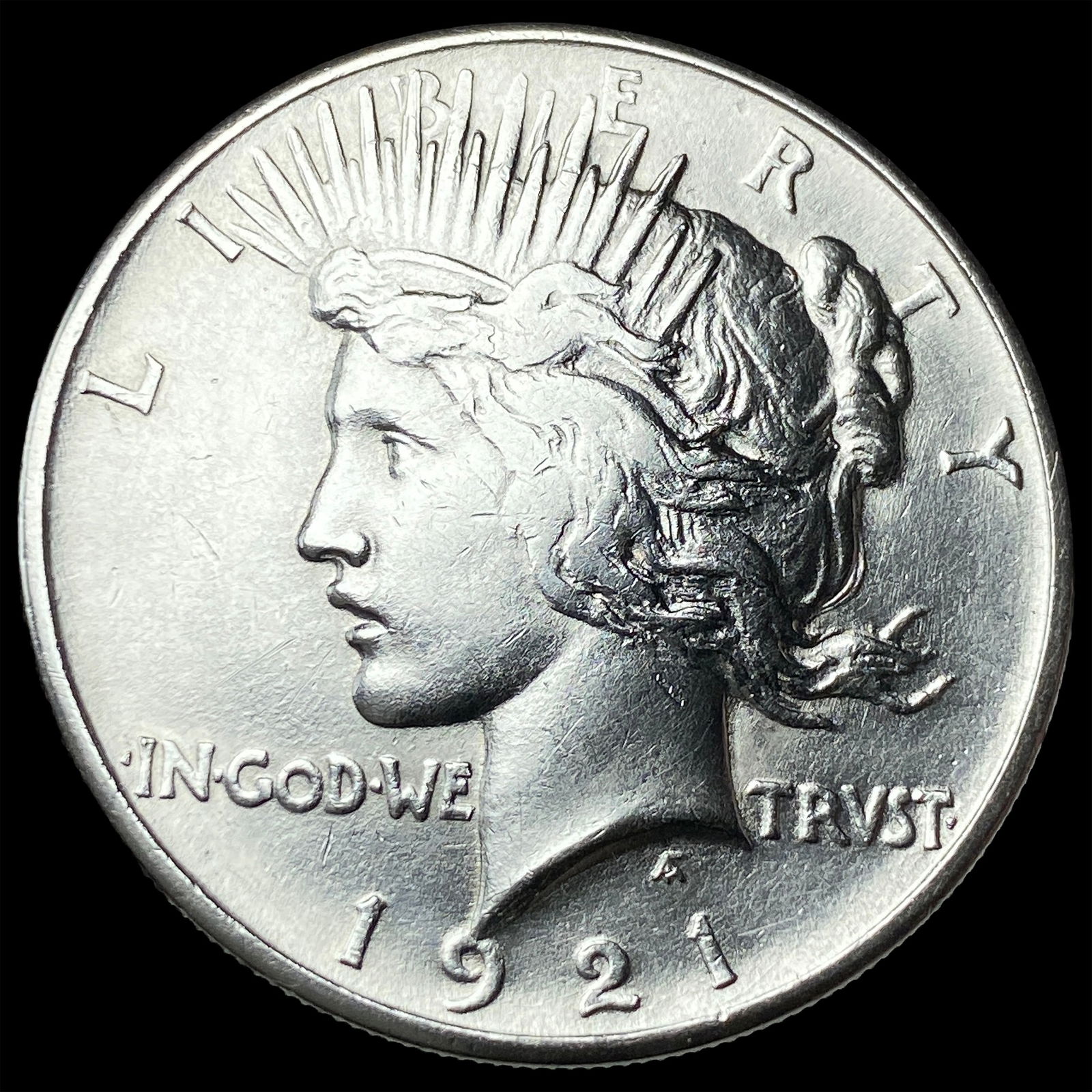 1921 Silver Peace Dollar CLOSELY UNCIRCULATED (1 of 2)