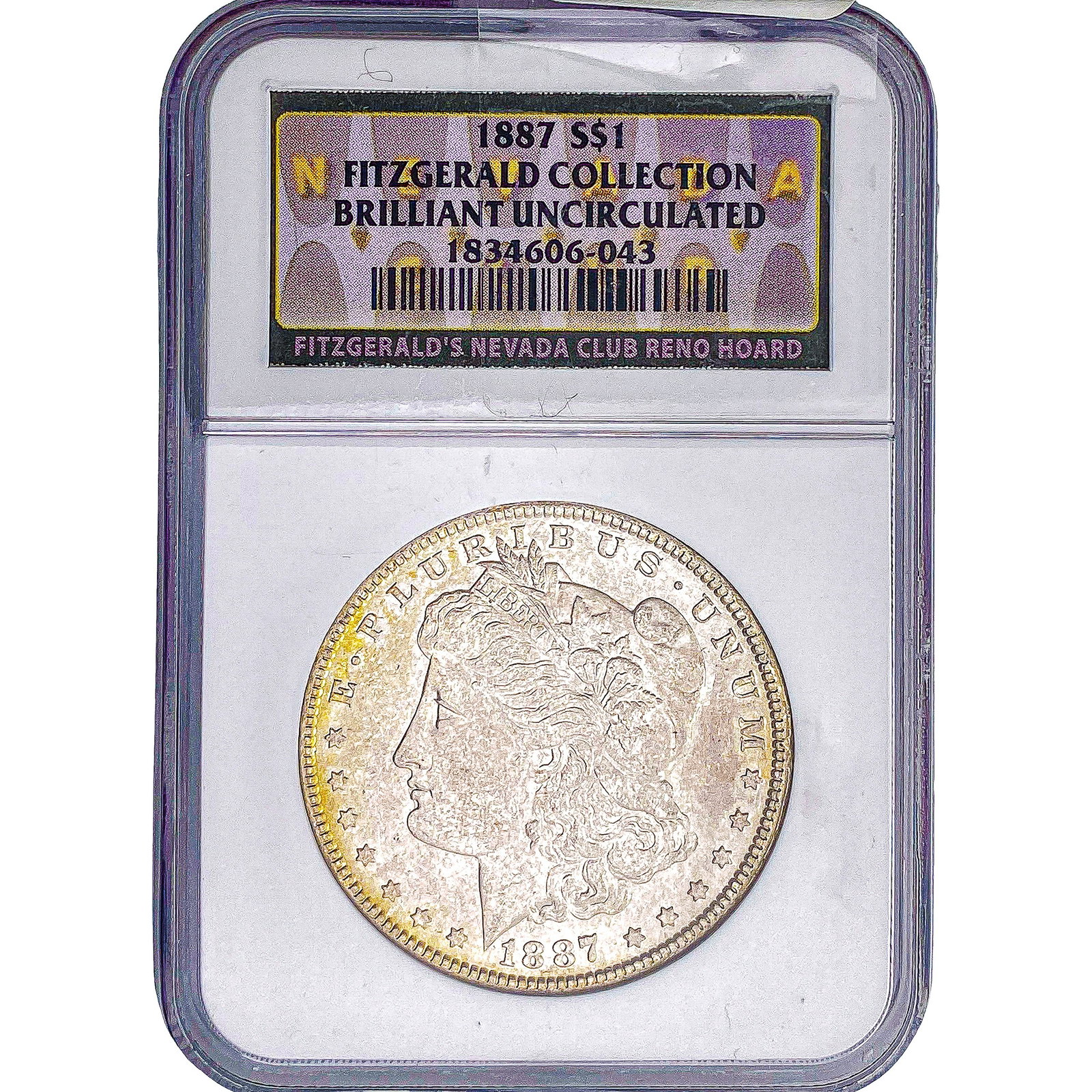 1887 Morgan Silver Dollar NGC: 1887 Morgan Silver Dollar NGC