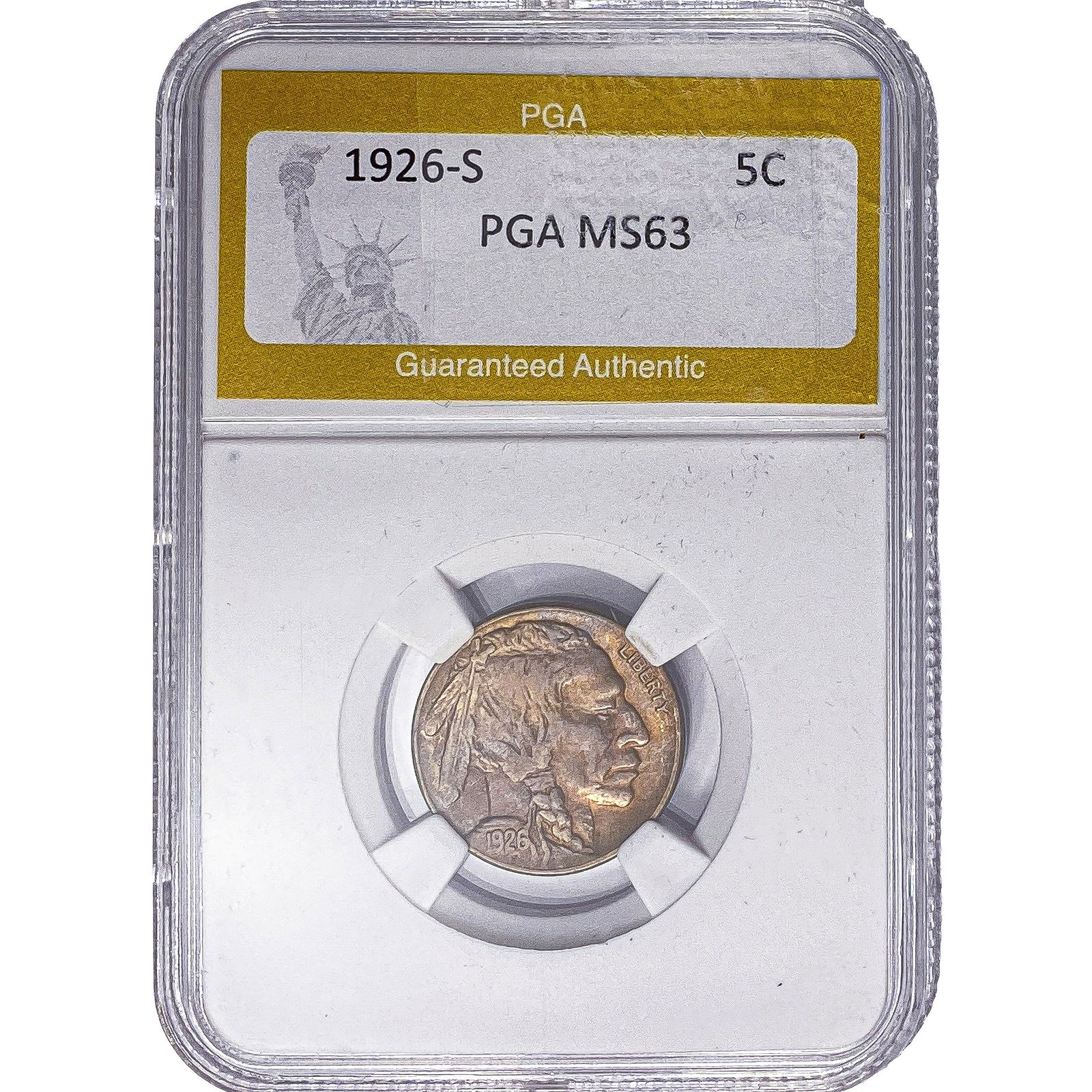 1926-S Buffalo Nickel PGA MS63 (1 of 2)