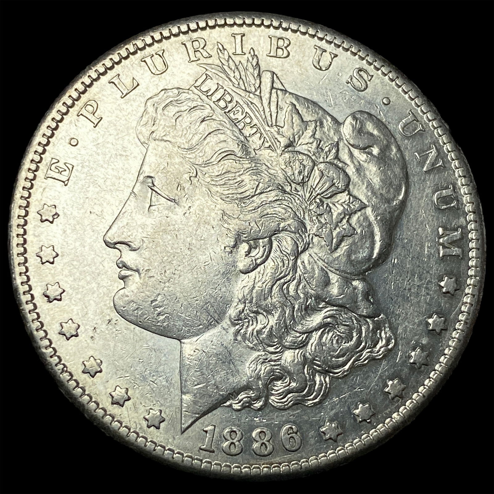 1886-S Silver Morgan Dollar CLOSELY UNCIRCULATED (1 of 2)