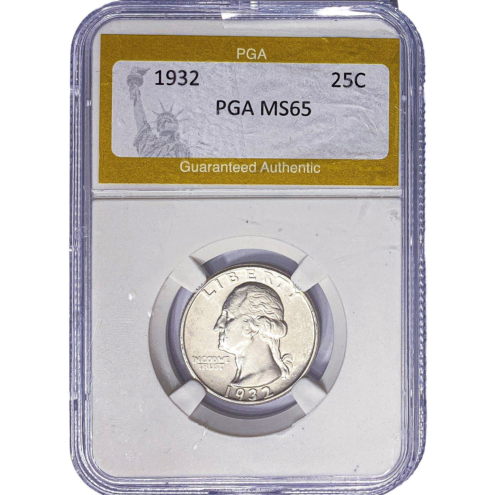 1932 Washington Silver Quarter PGA MS65: 1932 Washington Silver Quarter PGA MS65