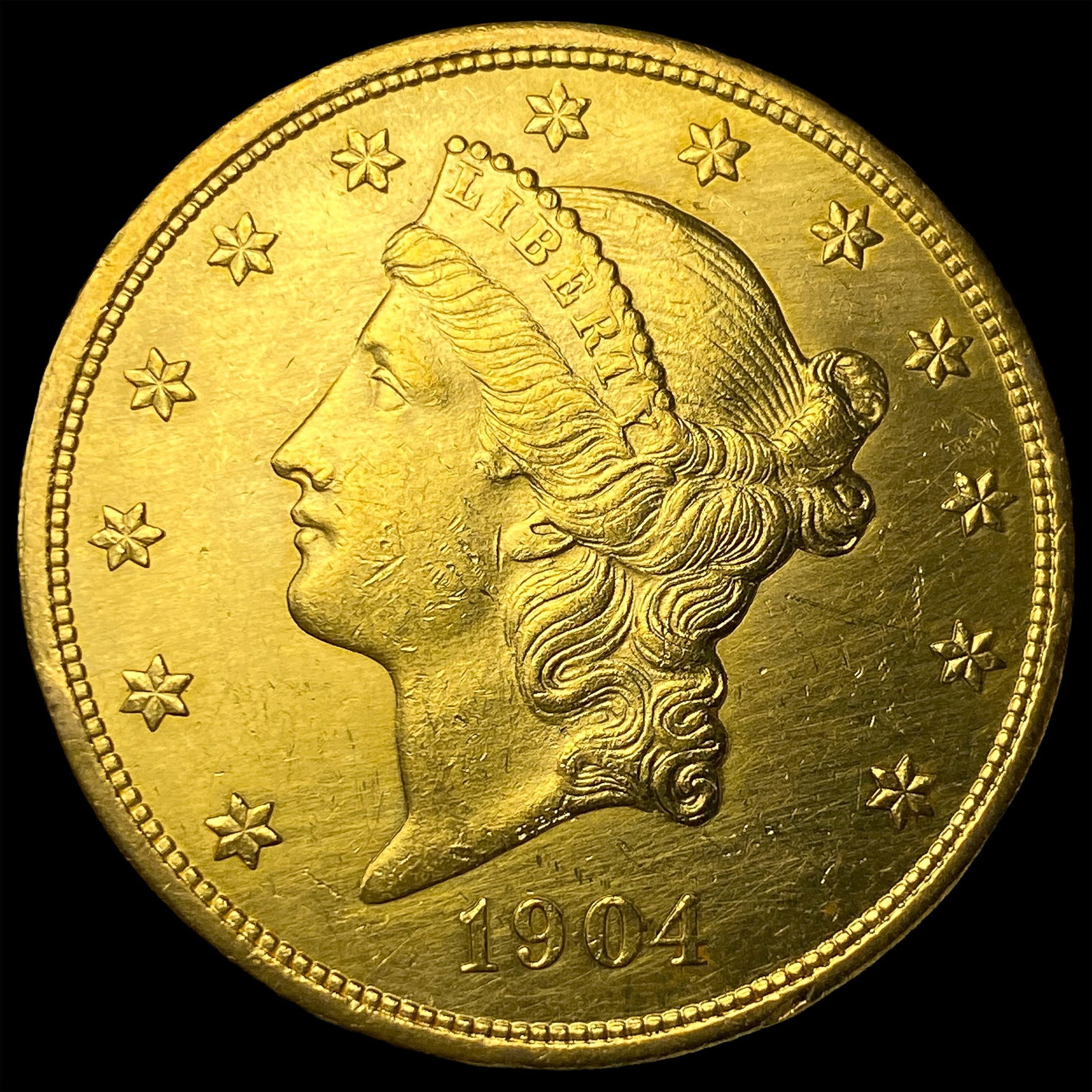 1904 Liberty Head $20 Double Eagle UNCIRCULATED (1 of 2)