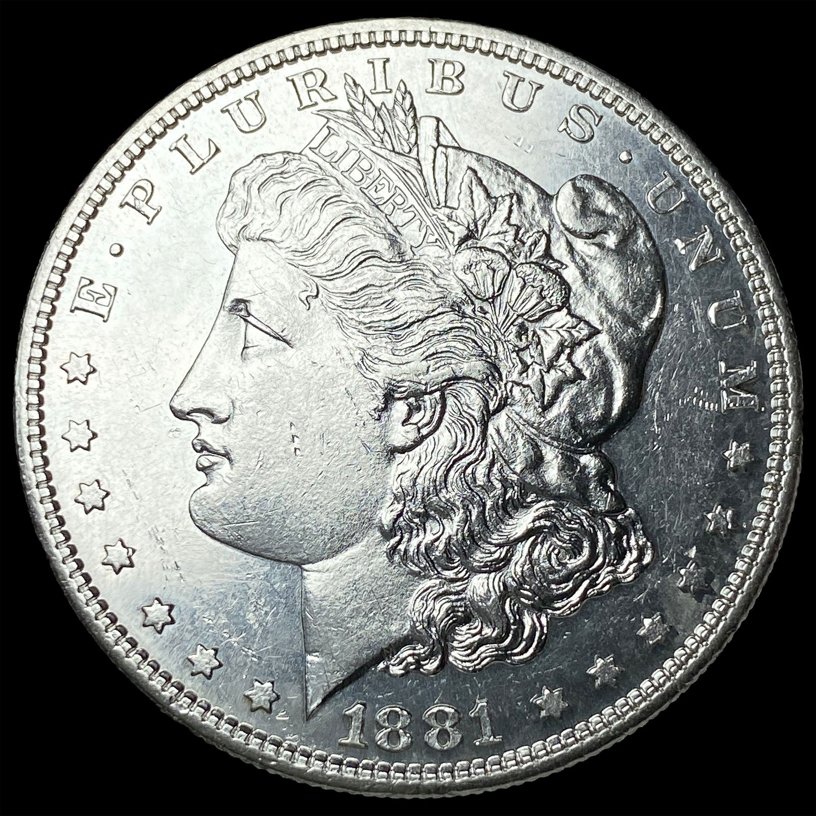 1881-S Morgan Silver Dollar UNCIRCULATED: 1881-S Morgan Silver Dollar UNCIRCULATED