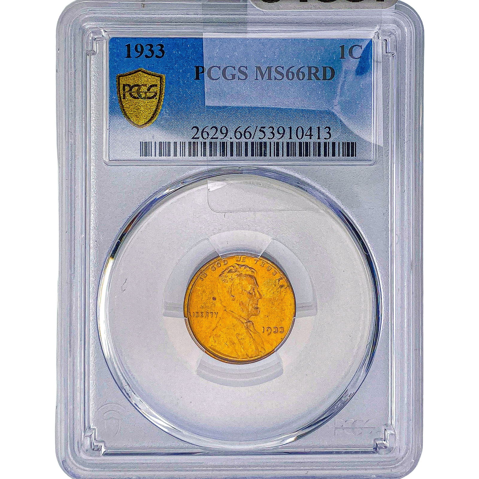 1933 Wheat Cent PCGS MS66 RD (1 of 2)