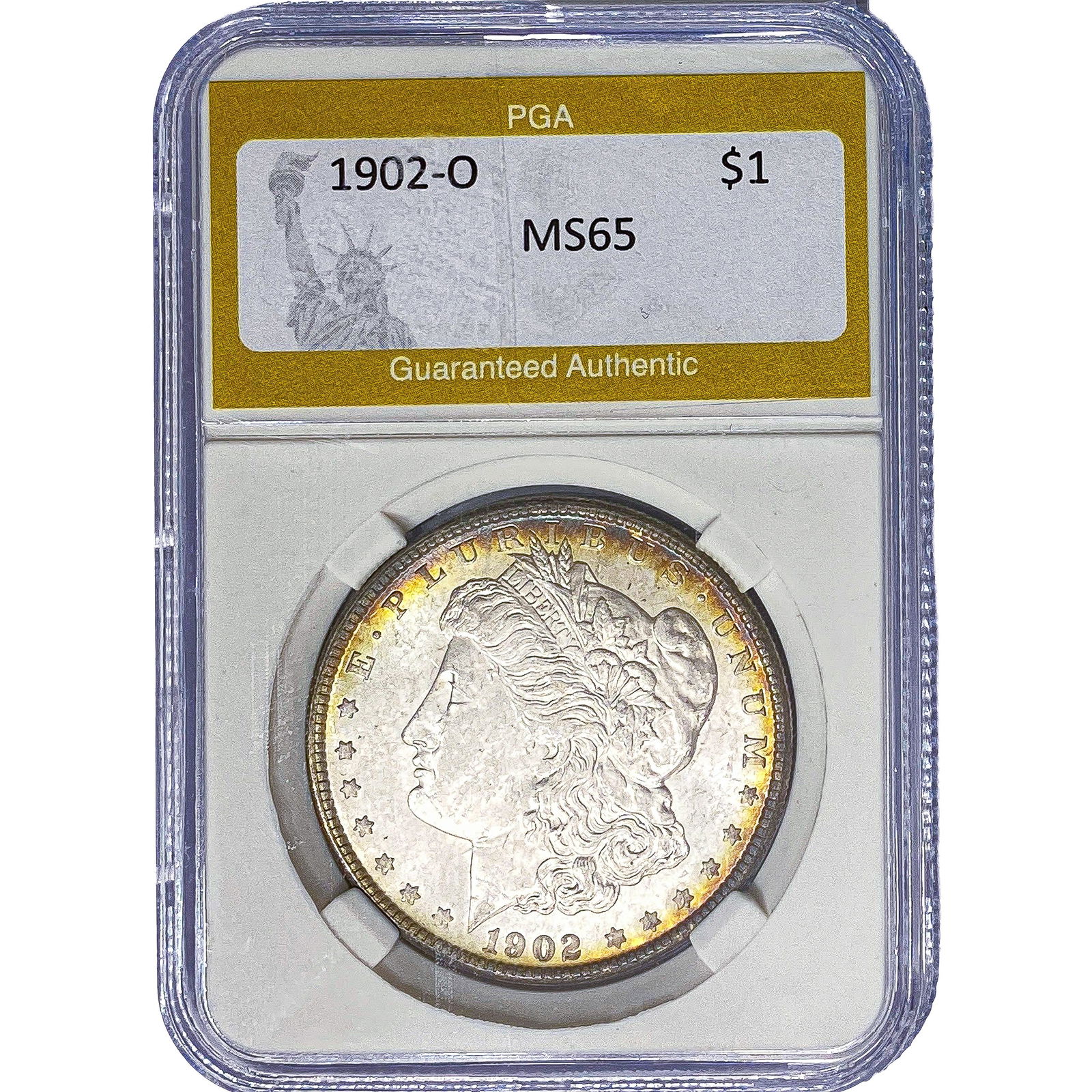 1902-O Morgan Silver Dollar PGA MS65 (1 of 2)
