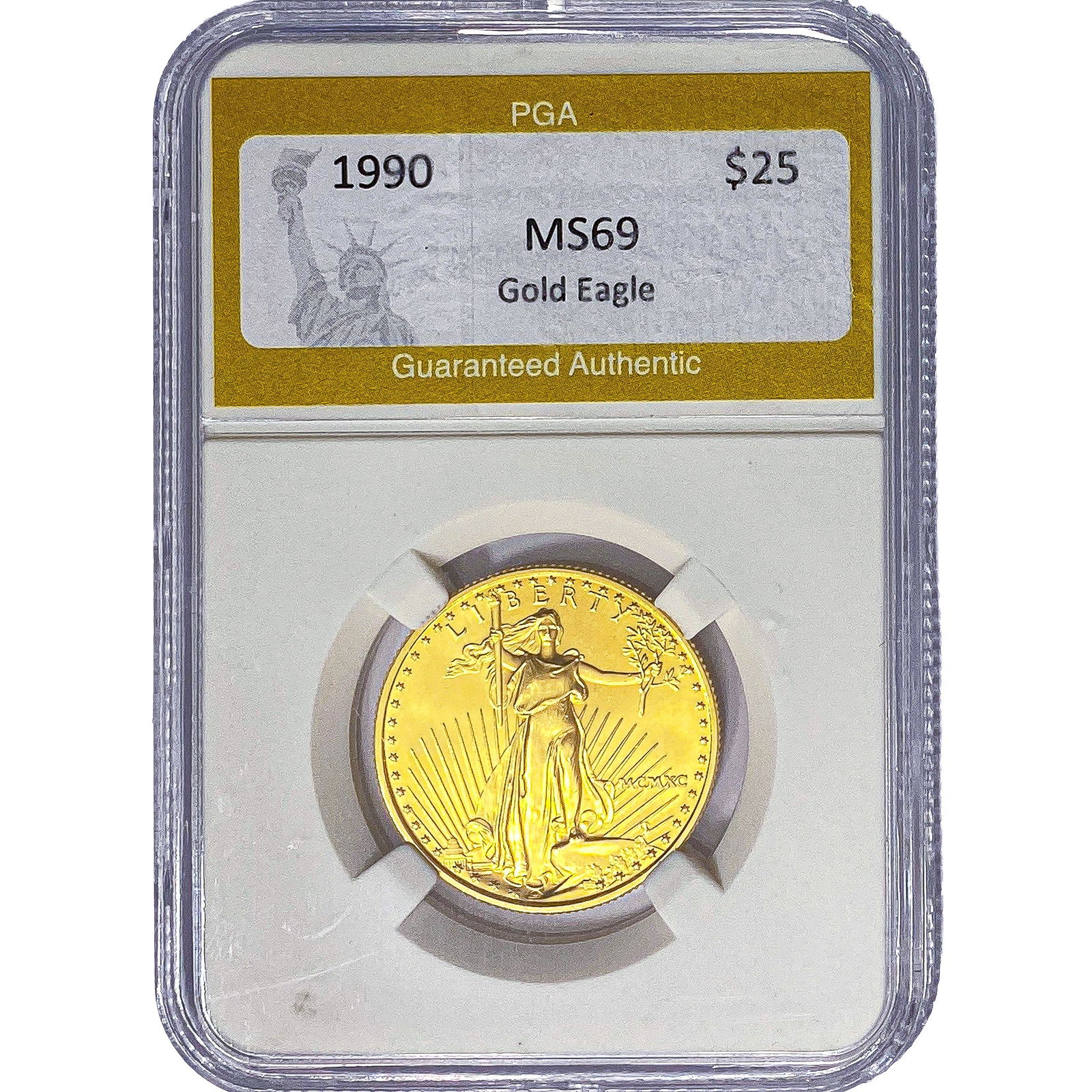 1990 1/2oz $25 Gold Eagle PGA MS69 (1 of 2)