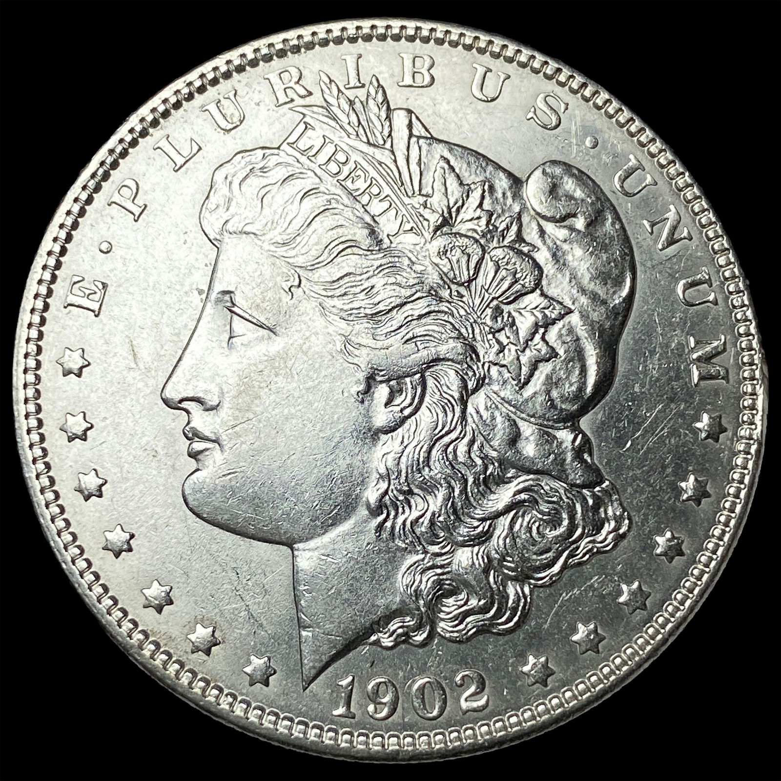 1902 Morgan Silver Dollar CLOSELY UNCIRCULATED (1 of 2)