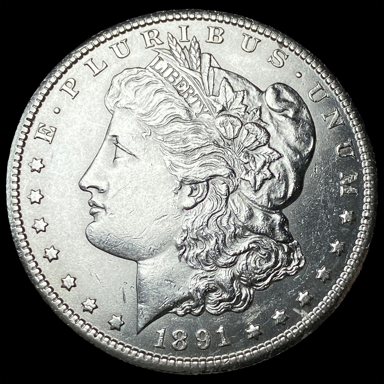 1891-S Silver Morgan Dollar UNCIRCULATED: 1891-S Silver Morgan Dollar UNCIRCULATED