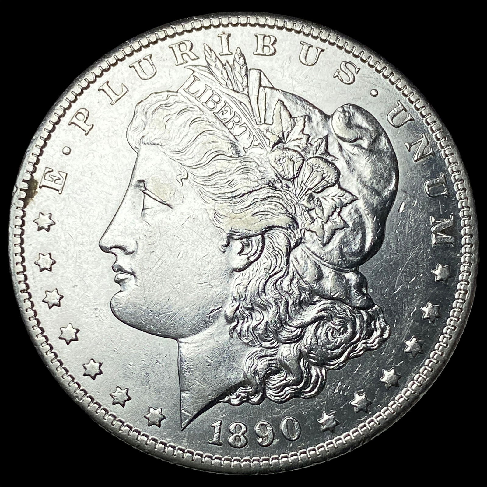 1890 Morgan Silver Dollar CHOICE AU: 1890 Morgan Silver Dollar CHOICE AU