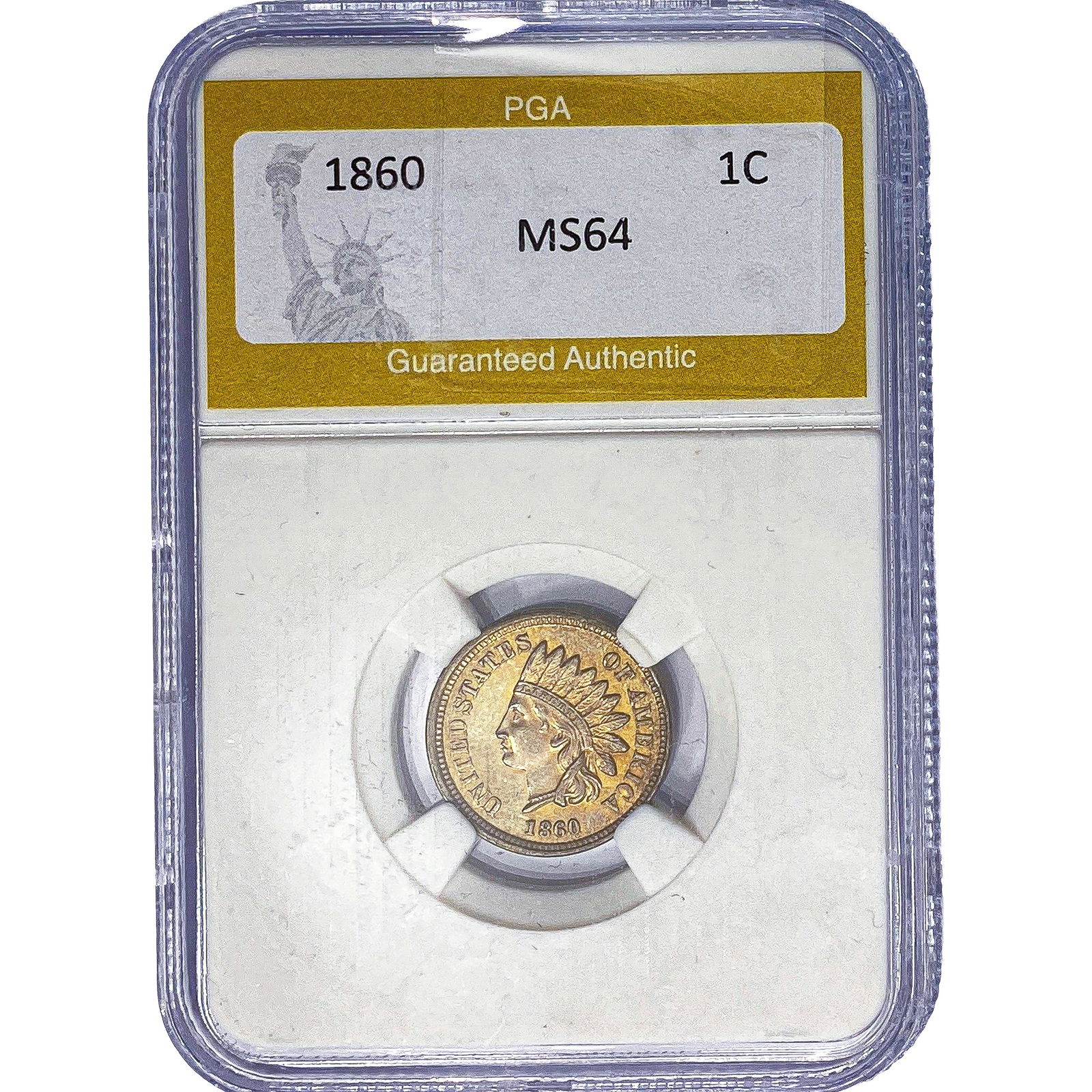 1860 Indian Head Cent PGA MS64: 1860 Indian Head Cent PGA MS64