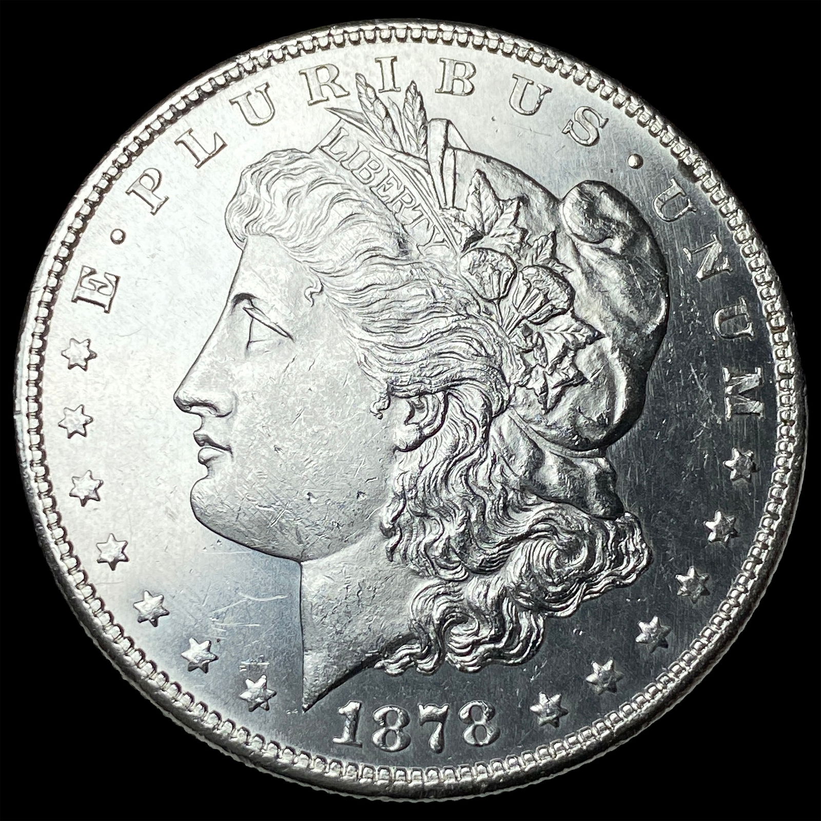 1878-S Silver Morgan Dollar CHOICE BU: 1878-S Silver Morgan Dollar CHOICE BU