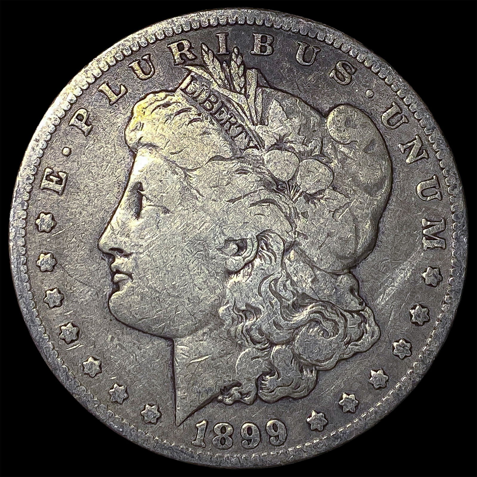 1899-O Micro O Silver Morgan Dollar NICELY CIRCULATED: 1899-O Micro O Silver Morgan Dollar NICELY CIRCULATED