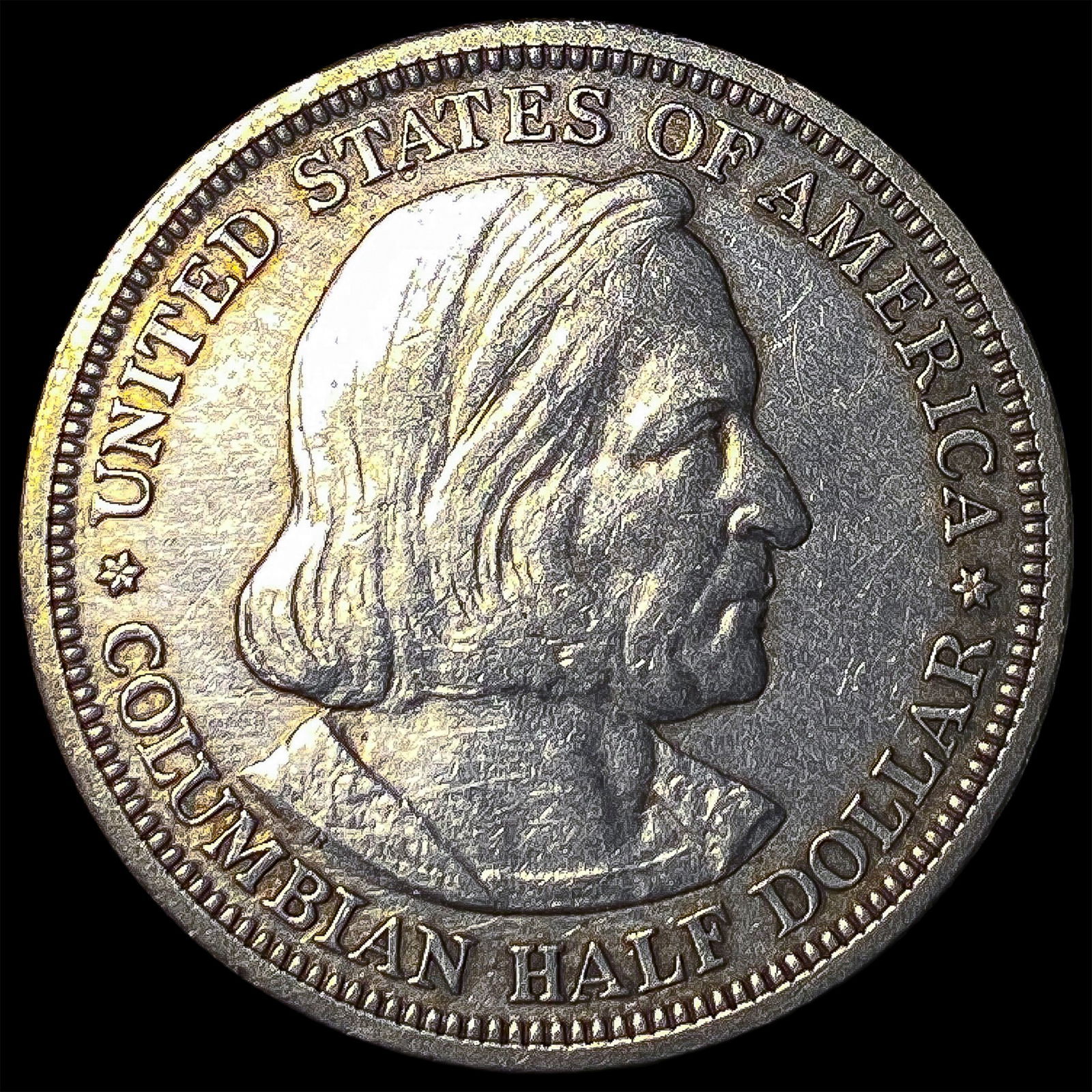 1892 Silver Columbian Half Dollar CLOSELY UNCIRCULATED (1 of 2)