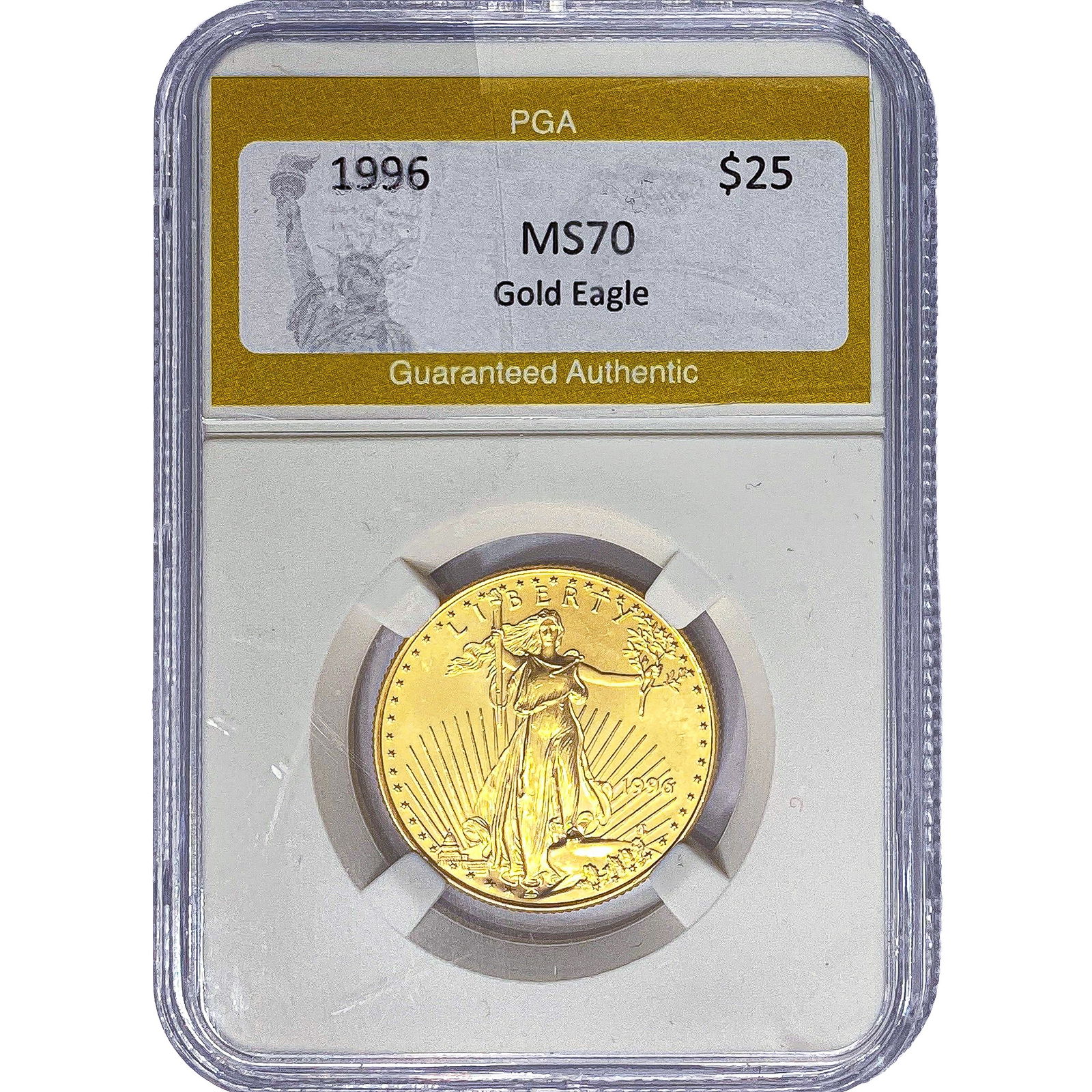 1996 1/2oz $25 Gold Eagle PGA MS70 (1 of 2)