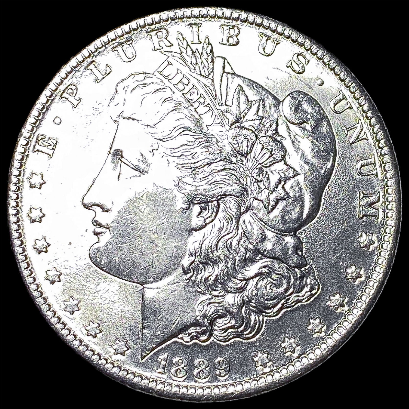 1889 Morgan Silver Dollar UNCIRCULATED: 1889 Morgan Silver Dollar UNCIRCULATED