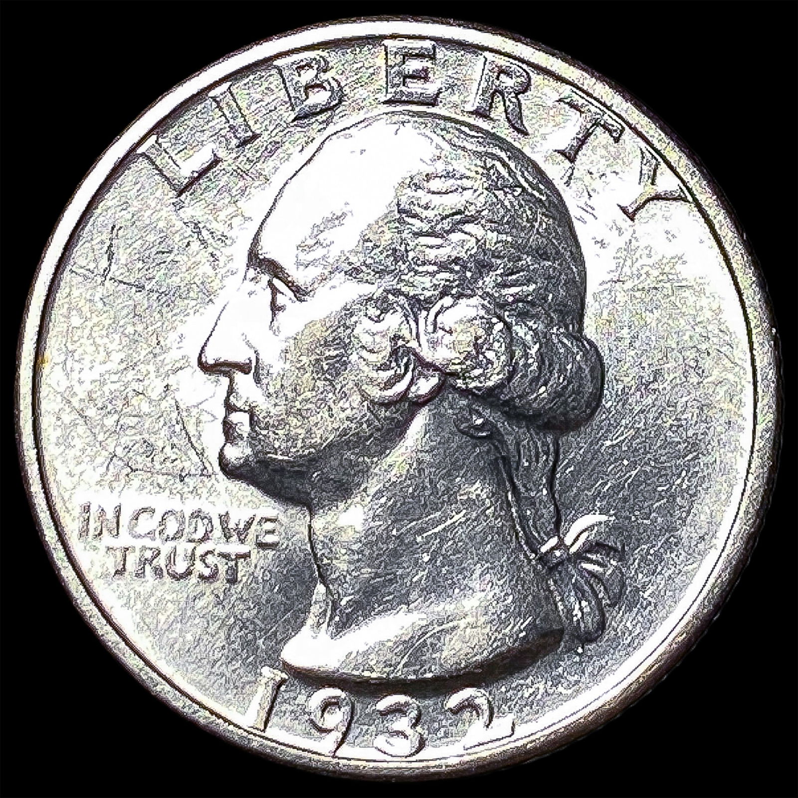 1932-S Silver Washington Quarter UNCIRCULATED (1 of 2)