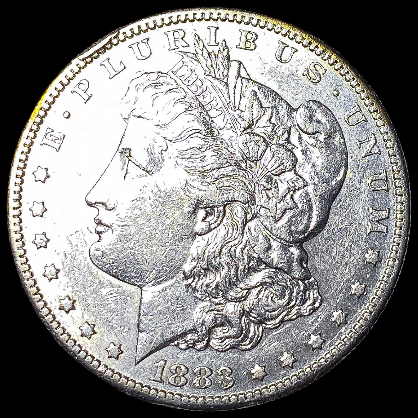 1883-S Silver Morgan Dollar CLOSELY UNCIRCULATED (1 of 2)