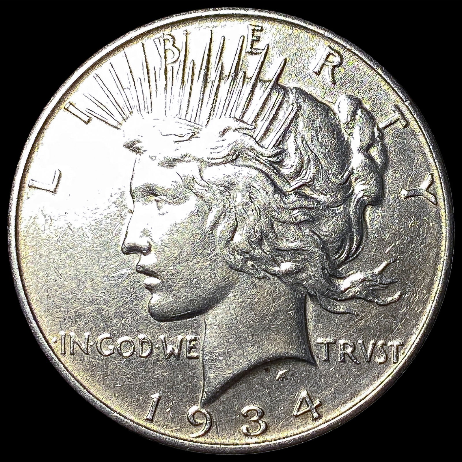 1934-D Silver Peace Dollar CLOSELY UNCIRCULATED (1 of 2)