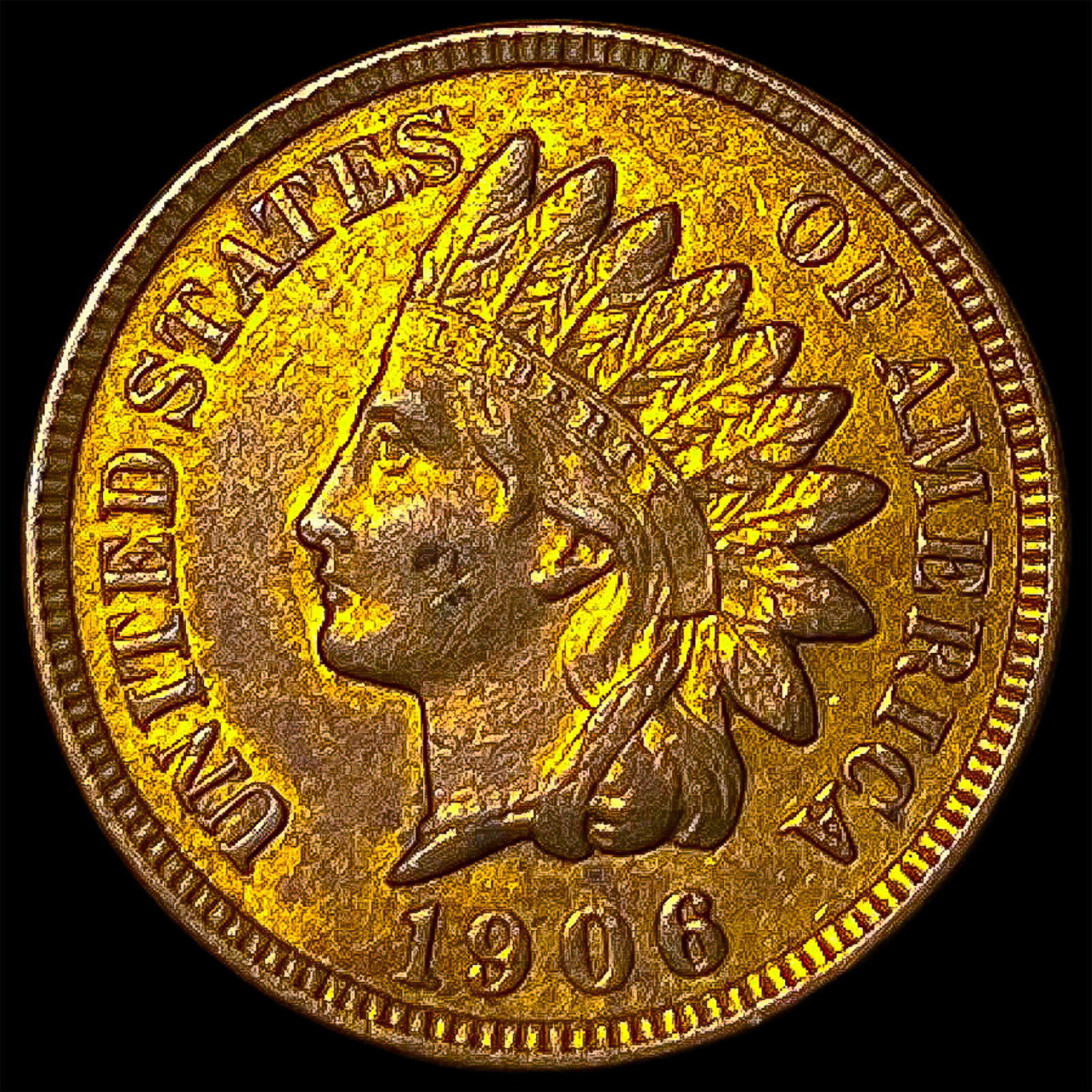 1906 Indian Head Cent UNCIRCULATED (1 of 2)