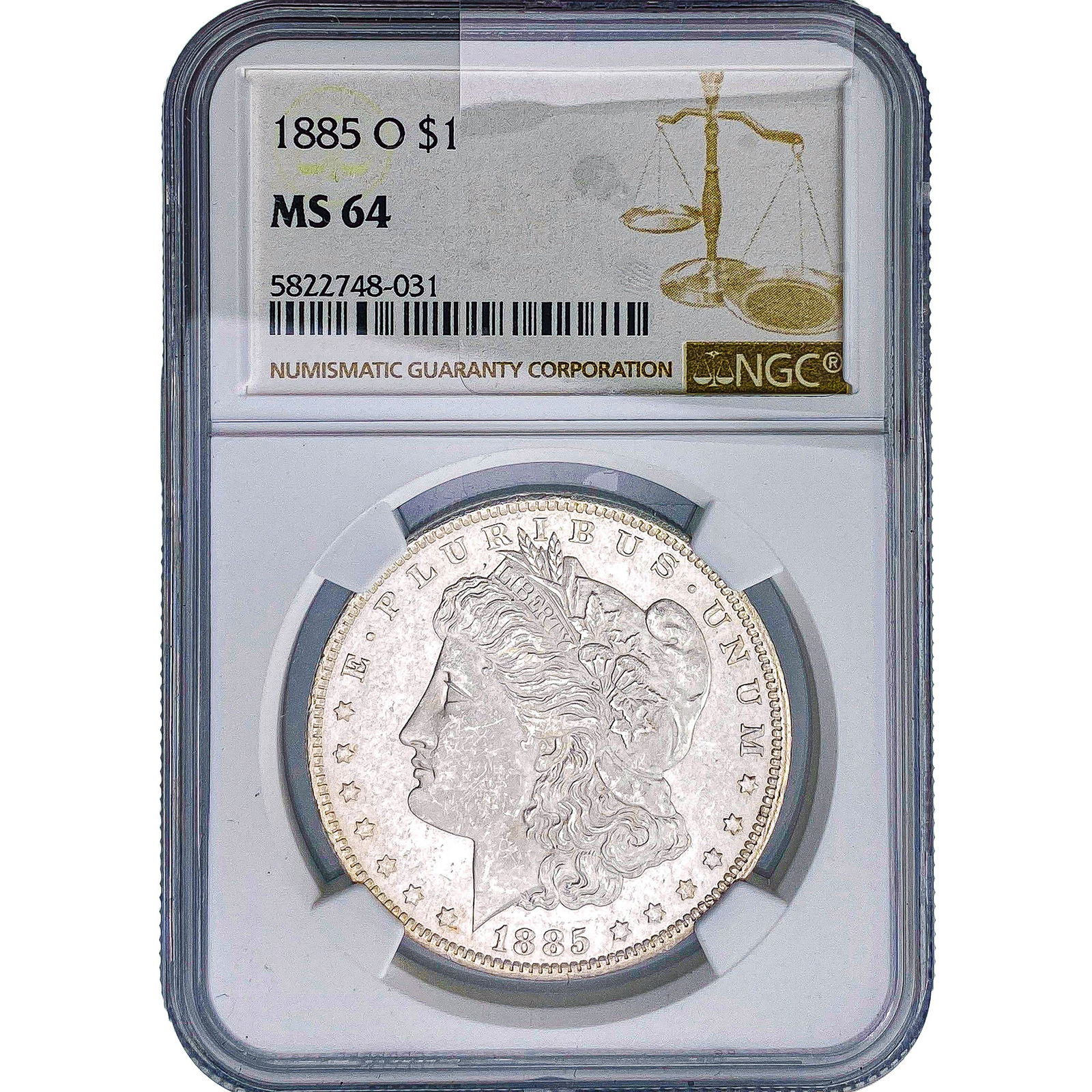 1885-O Morgan Silver Dollar NGC MS64 (1 of 2)