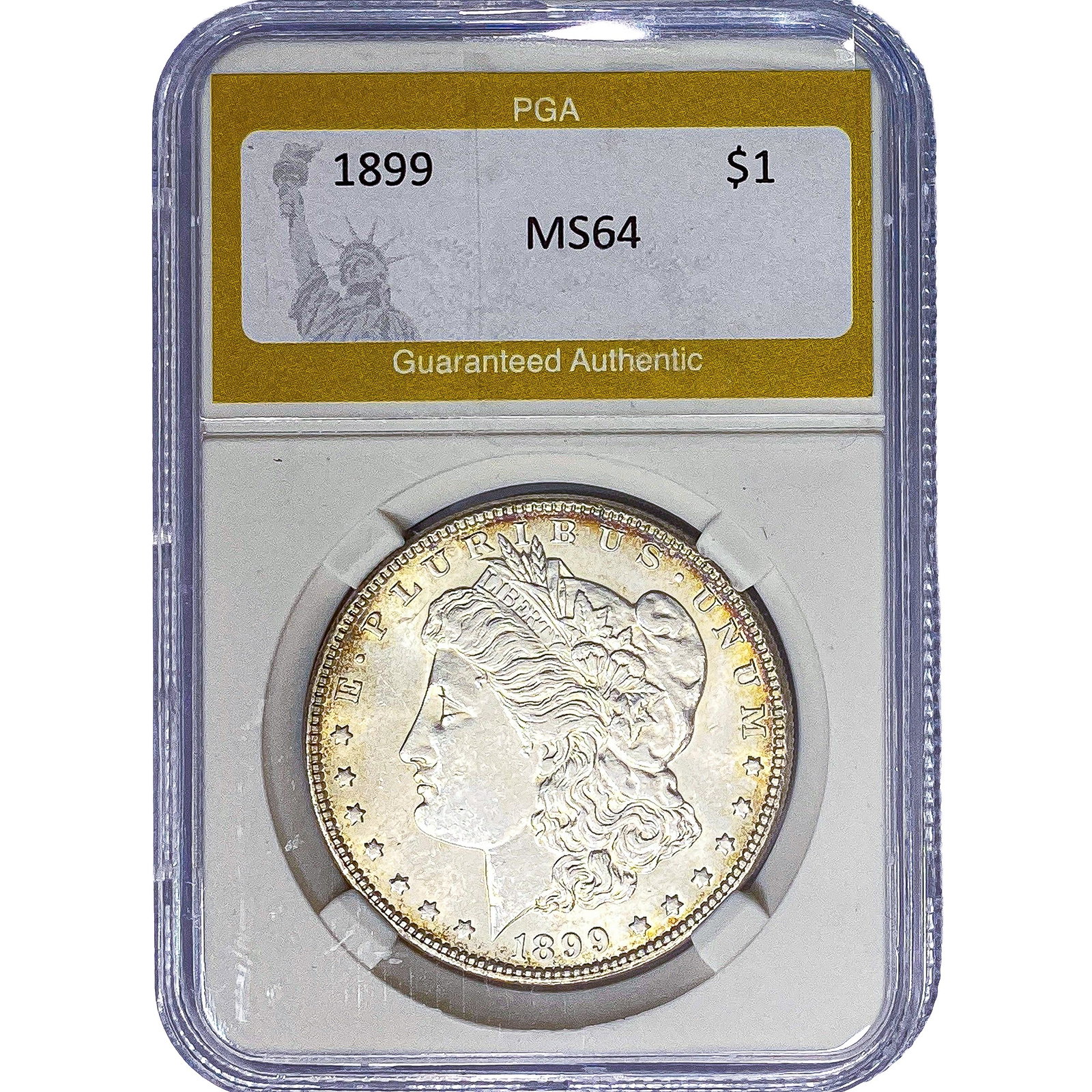 1899 Morgan Silver Dollar PGA MS64: 1899 Morgan Silver Dollar PGA MS64