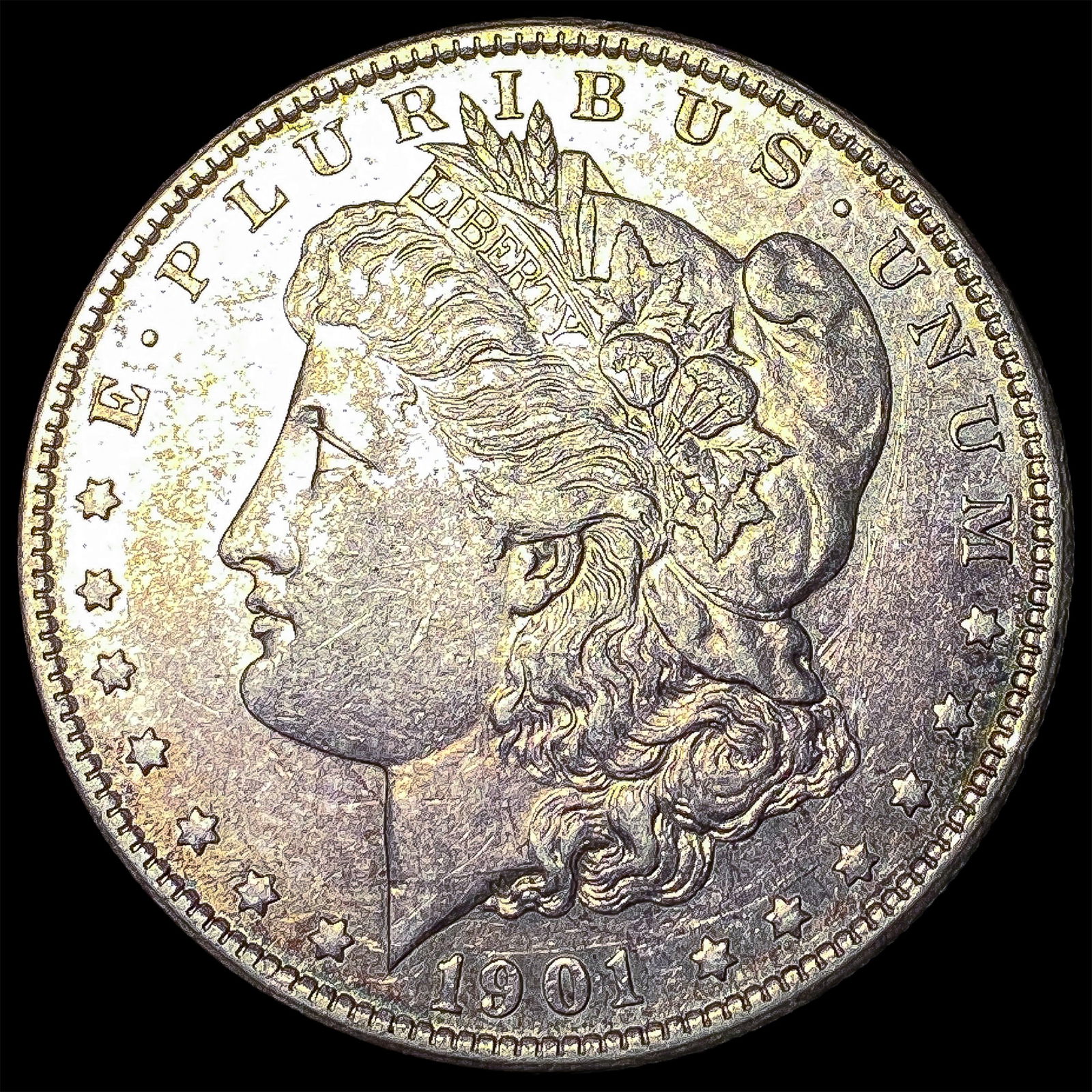 1901-S Silver Morgan Dollar CLOSELY UNCIRCULATED: 1901-S Silver Morgan Dollar CLOSELY UNCIRCULATED