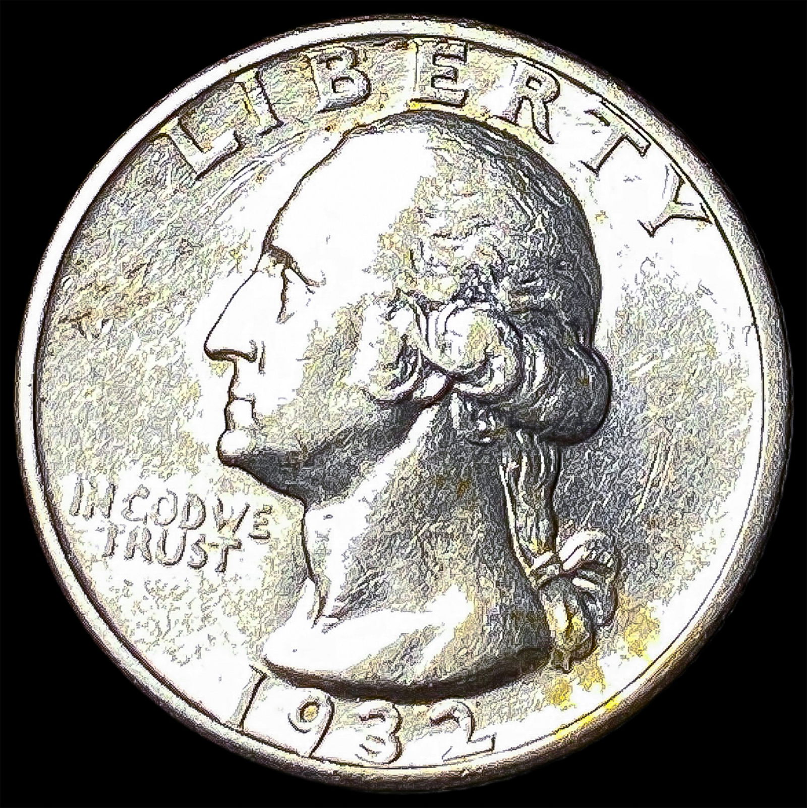 1932-S Silver Washington Quarter UNCIRCULATED: 1932-S Silver Washington Quarter UNCIRCULATED