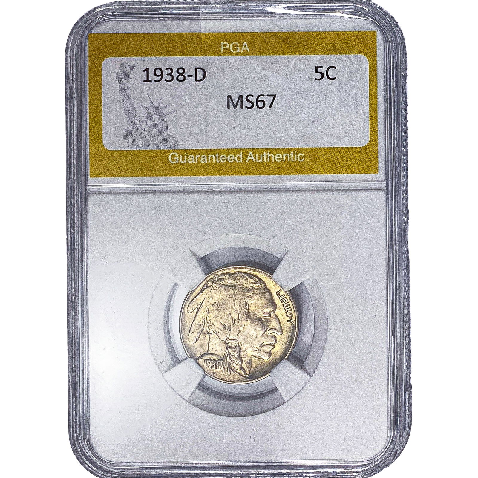 1938-D Buffalo Nickel PGA MS67 (1 of 2)