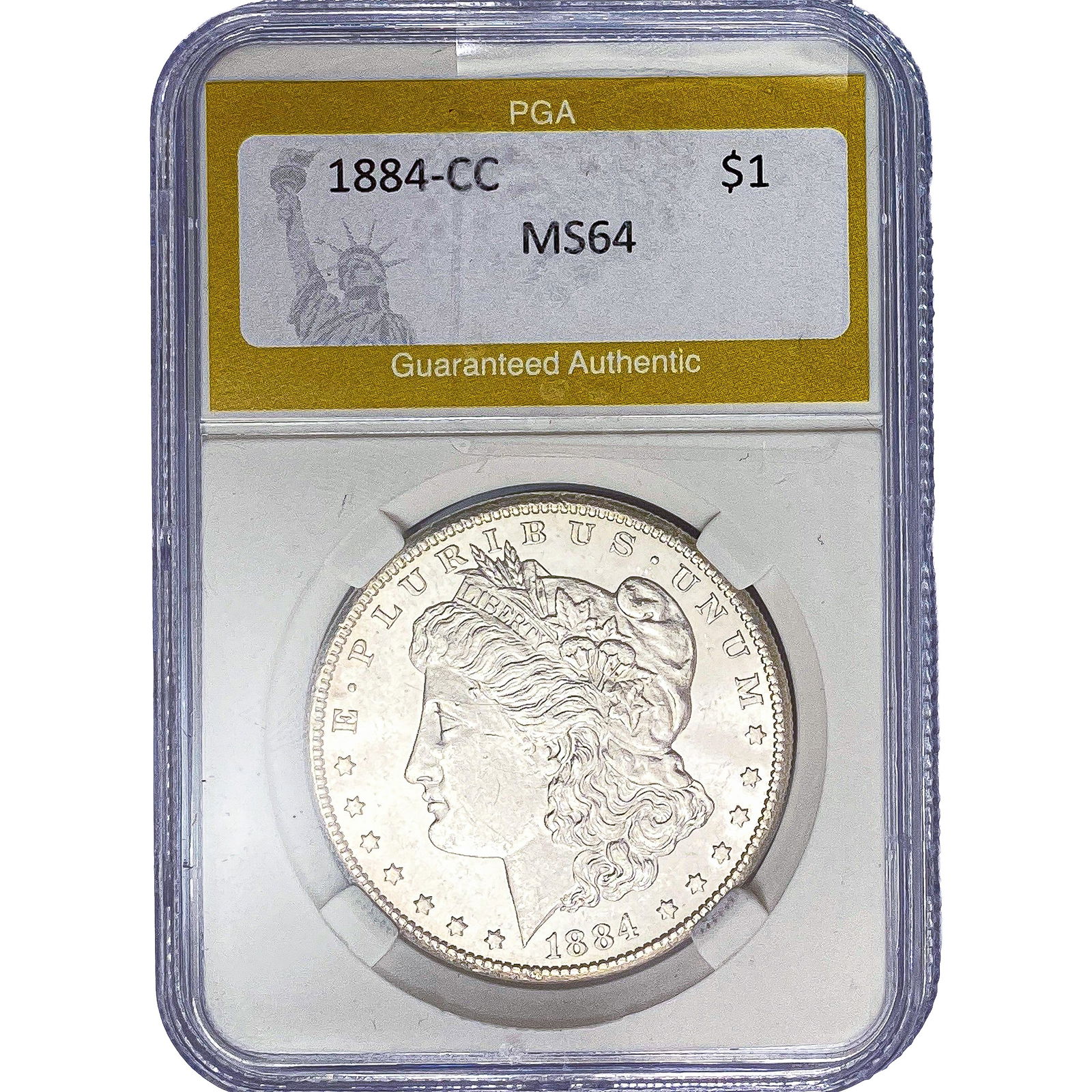 1884-CC Morgan Silver Dollar PGA MS64 (1 of 2)