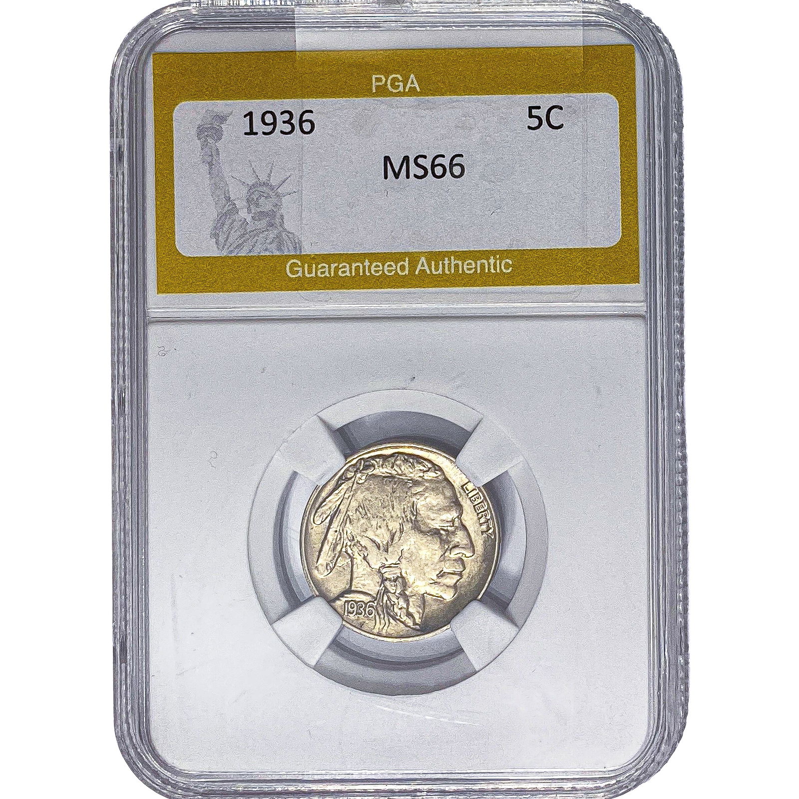 1936 Buffalo Nickel PGA MS66 (1 of 2)