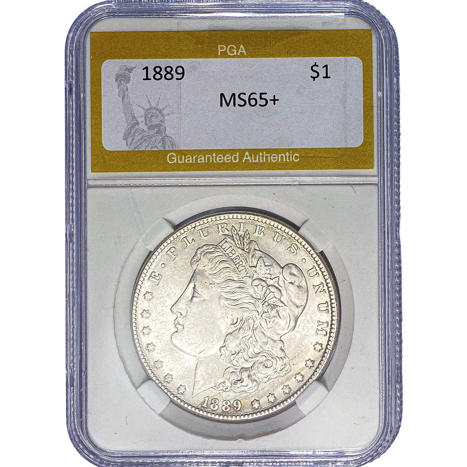 1889 Morgan Silver Dollar PGA MS65+ (1 of 2)
