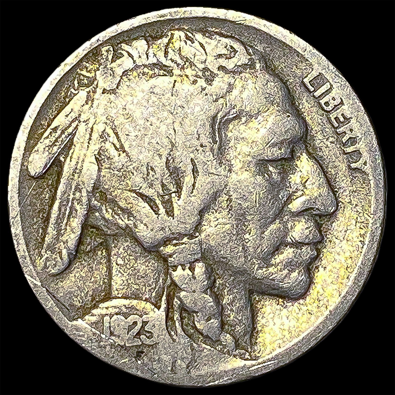 1923-S Buffalo Nickel ABOUT UNCIRCULATED (1 of 2)