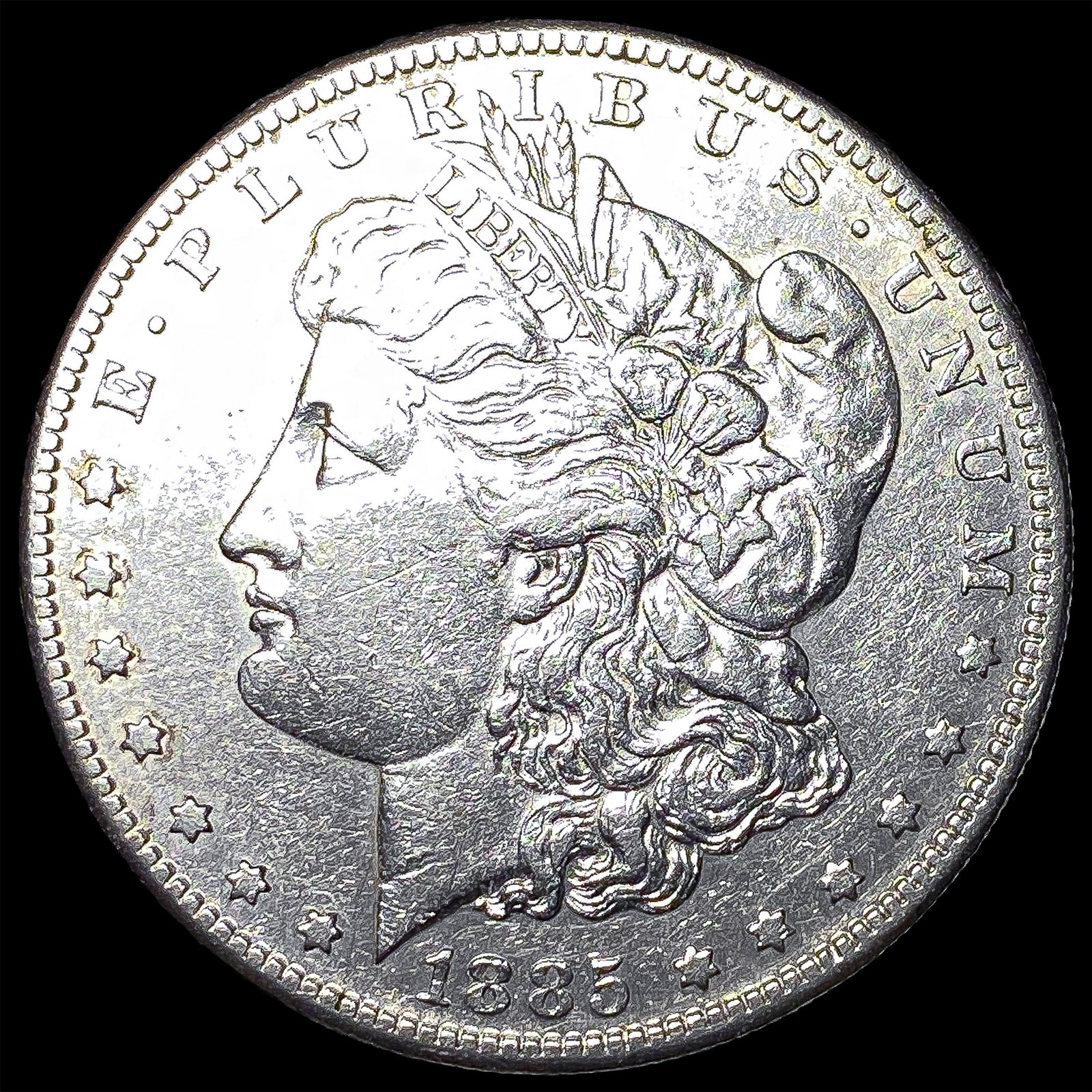 1885-S Morgan Silver Dollar CLOSELY UNCIRCULATED (1 of 2)