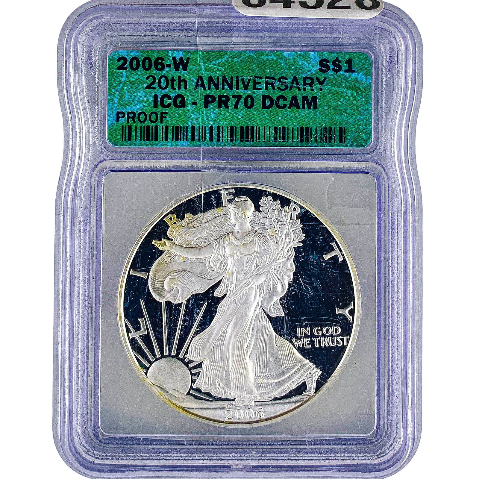 2006-W Silver Eagle ICG PR70 DCAM (1 of 2)