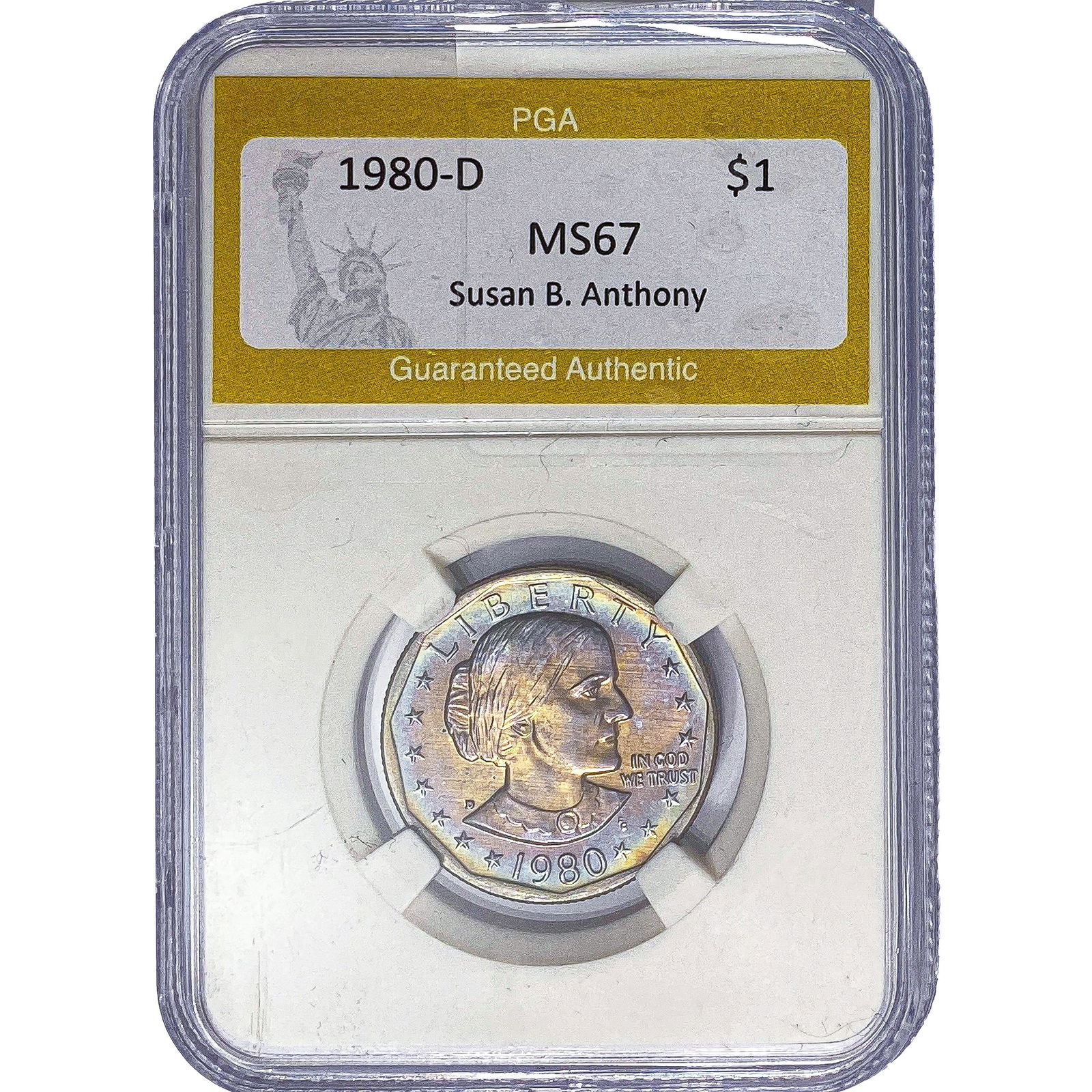 1980-D Susan B. Anthony Dollar PGA MS67 (1 of 2)